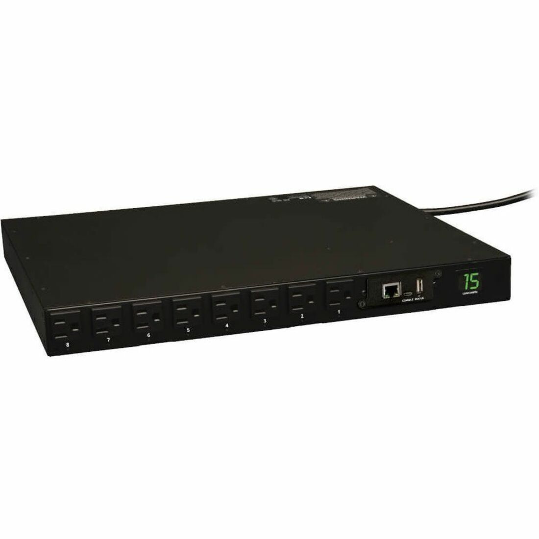 Tripp Lite by Eaton PDU 1.4kW Single-Phase Switched PDU - LX Interface 120V Outlets (16 5-15R) 5-15P 120V Input 12 ft. (3.66 m) Cord 1U Rack-Mount TAA