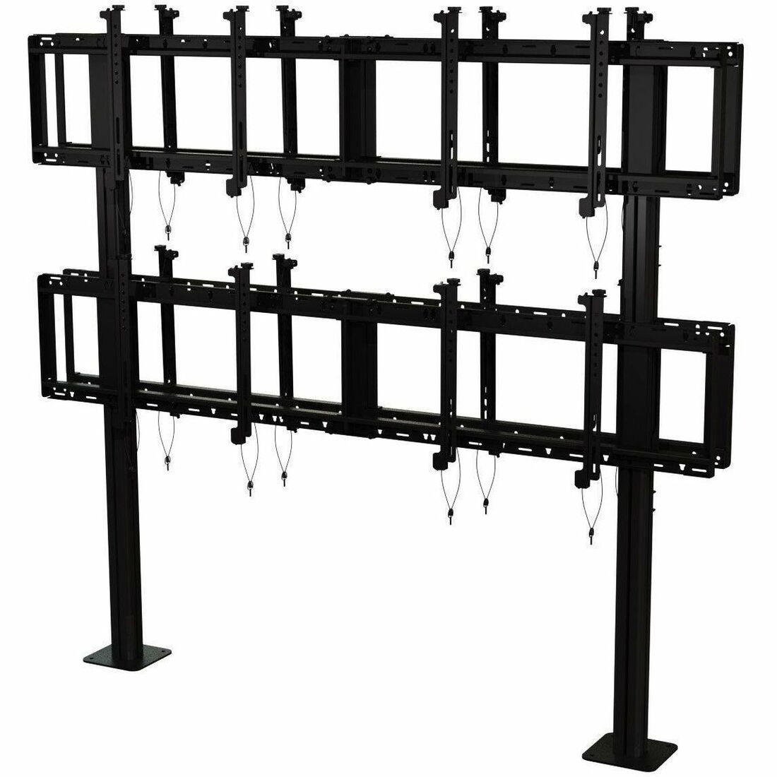 Peerless-AV® SmartMount® Back-to-Back Modular Video Wall Pedestal Mount 2x2 Configuration for 46" to 60" Displays