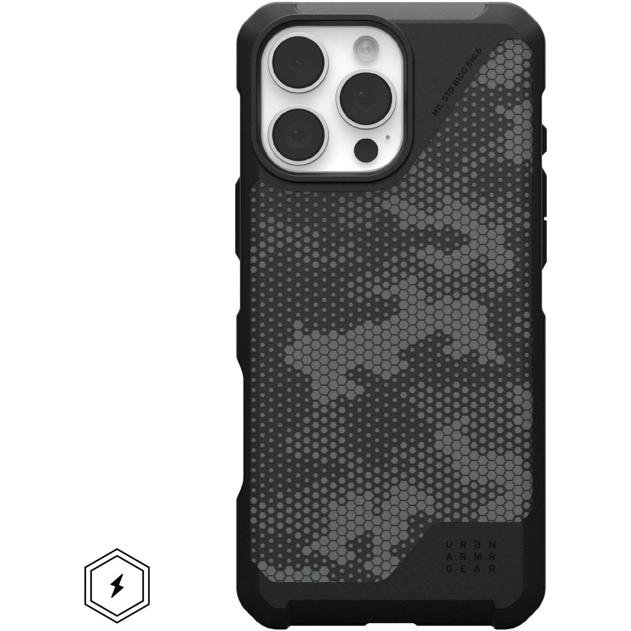 Urban Armor Gear Metropolis LT iPhone 16 Pro Max Case - Micro Hex Camo Graphite