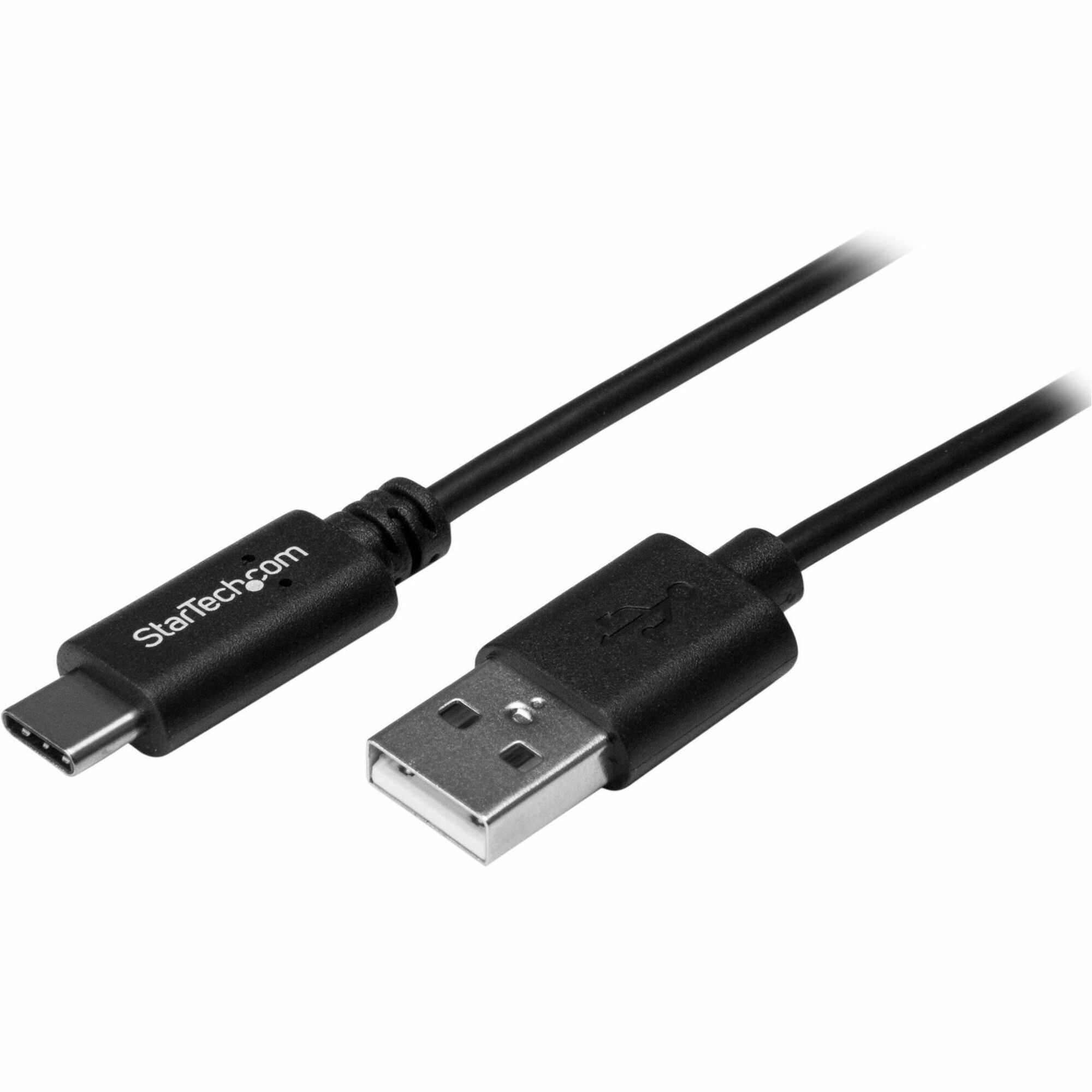 StarTech 3.3ft (1m) USB-A to USB-C Charging Cable, Charge & Sync, 3A, USB 2.0, USB-IF Certified - USB Charging Cord