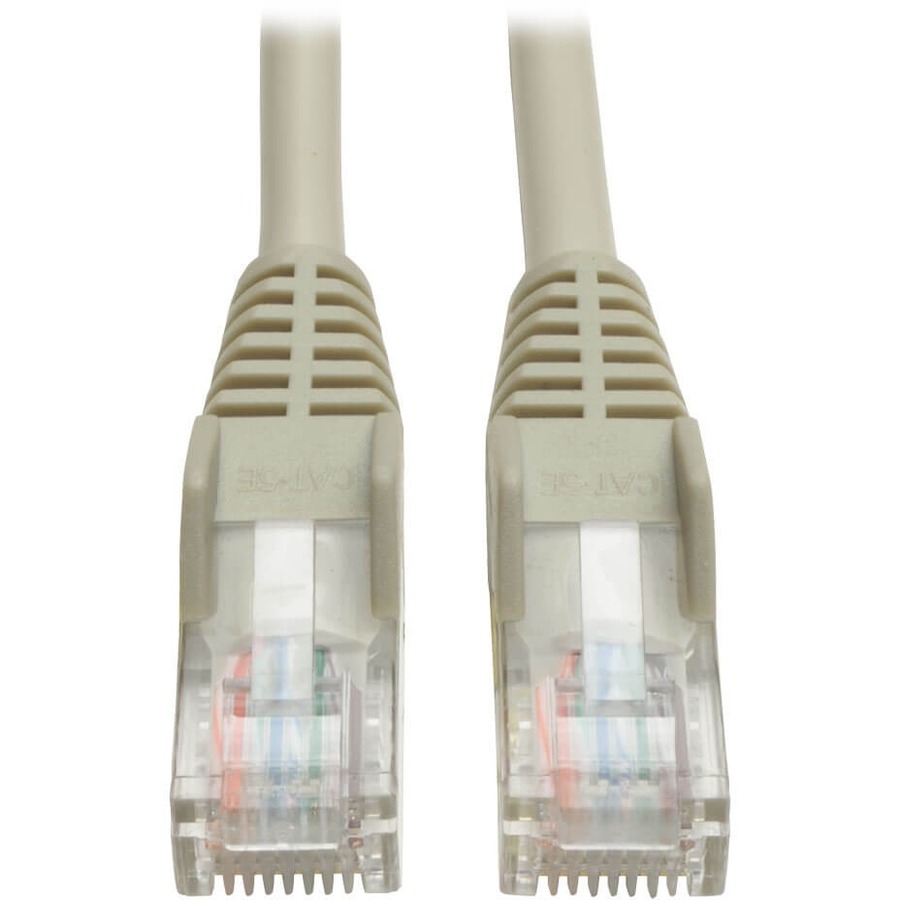 Eaton Tripp Lite Series Cat5e 350 MHz Snagless Molded (UTP) Ethernet Cable (RJ45 M/M), PoE - Gray, 150 ft. (45.72 m)