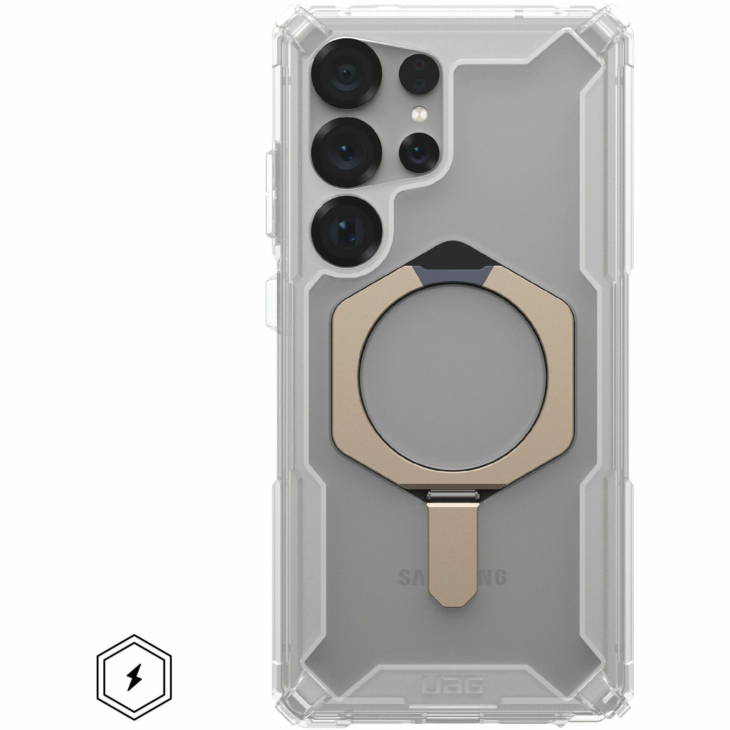 Urban Armor Gear Plasma XTE Galaxy S25 Ultra Case - Clear/Titanium