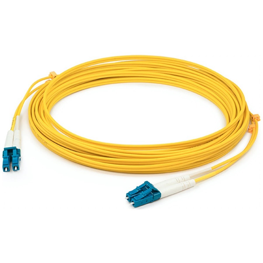 AddOn 69m LC to LC Yellow OS2 Duplex LSZH SMF Fiber Patch Cable
