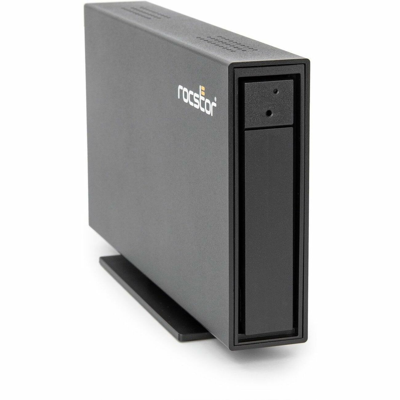 Rocstor Rocpro D91 28 TB Desktop Rugged Hard Drive - External - SATA (SATA/600) - Black, Aluminum Gray - TAA Compliant