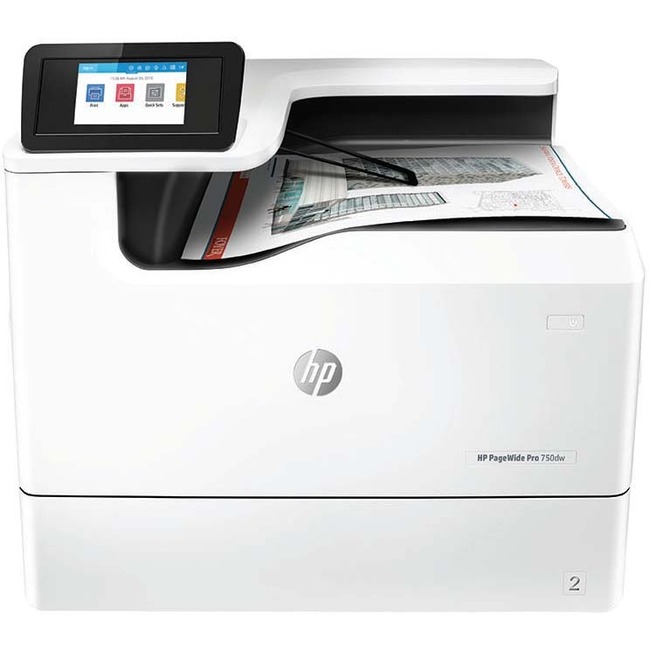 HP PageWide Pro 750dw Floor Standing Page Wide Array Printer - Color