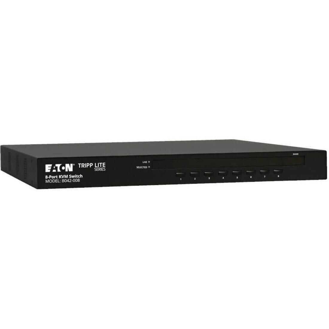 Tripp Lite by Eaton Rackmount KVM Switch 8-Port / USB / PS2 w/ On Screen Display 1U