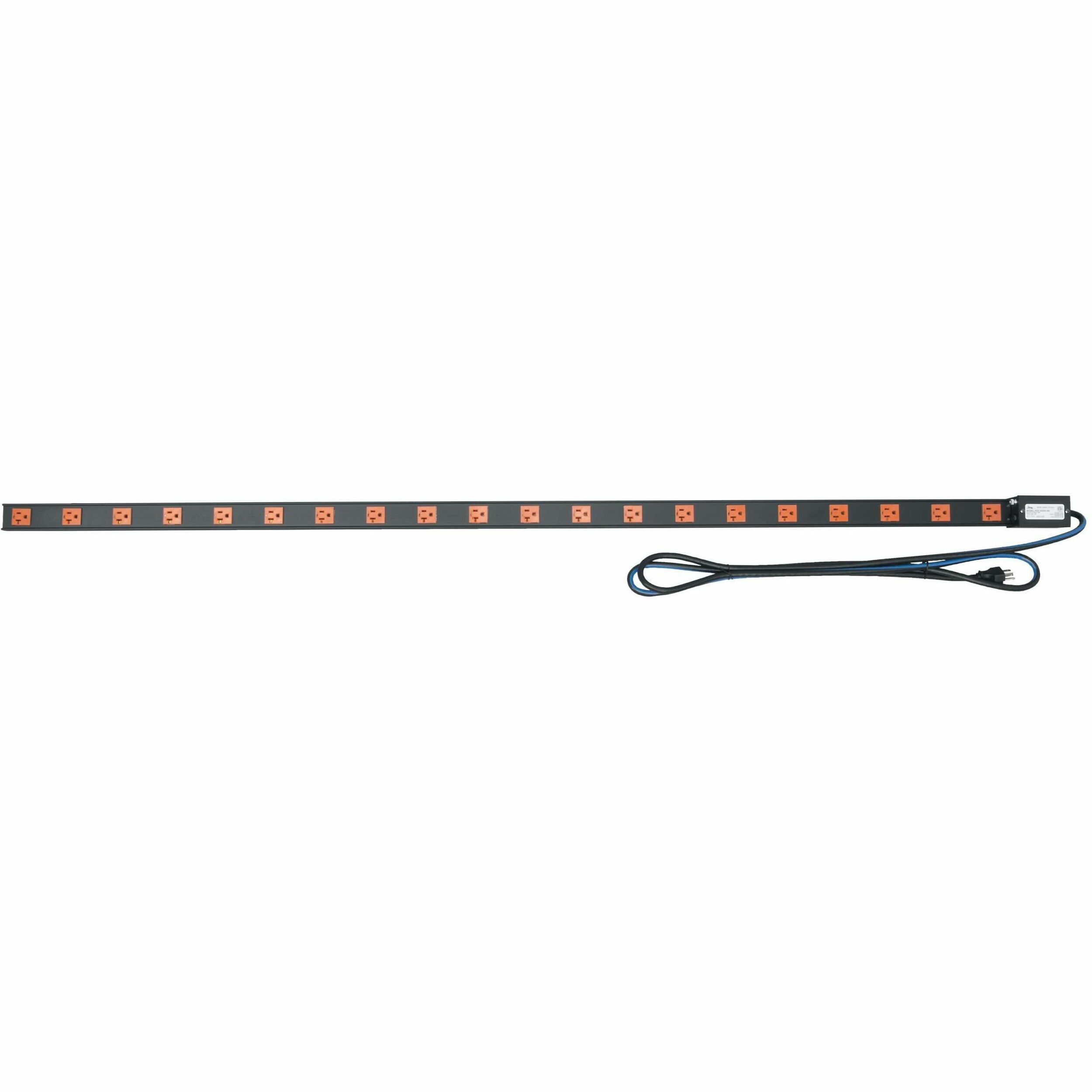 Middle Atlantic PDT Low Profile Vertical Power Strip - 20 Amp, 20 Outlet Rack Mount PDU - No Surge Protection