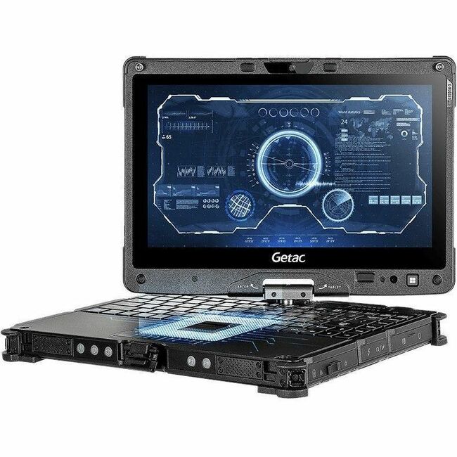 Getac V110 V110 G7 11.6" Touchscreen Rugged Convertible 2 in 1 Notebook - Full HD - Intel Core i7 12th Gen i7-1255U - vPro Technology - 16 GB - 256 GB SSD