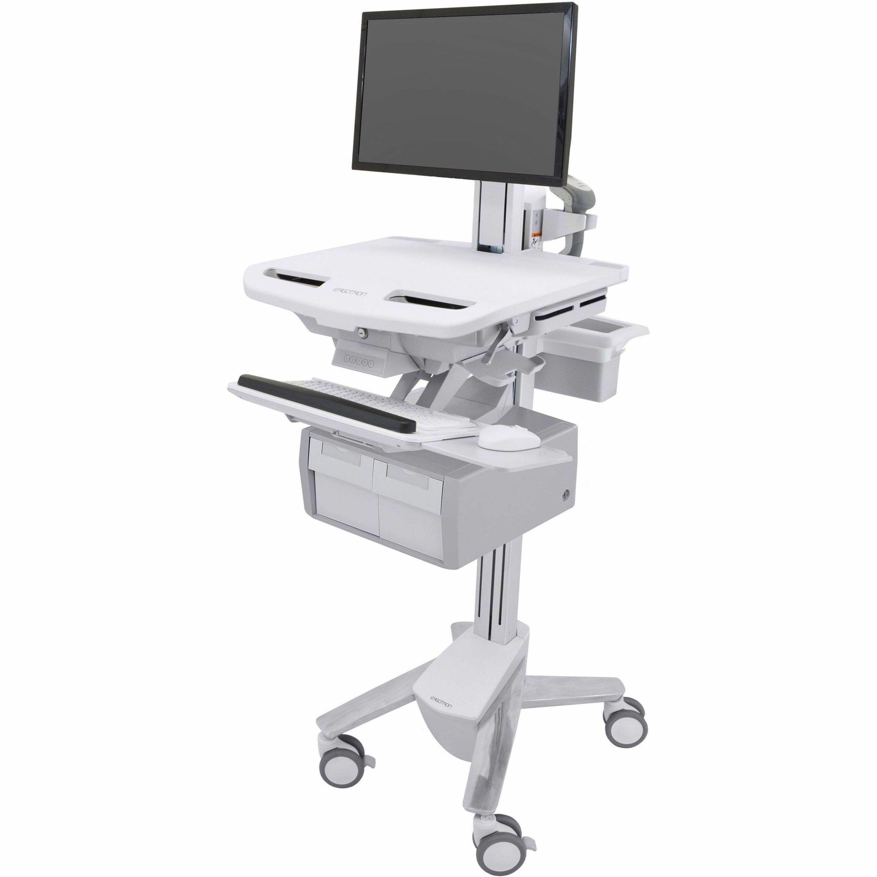 Ergotron StyleView Cart with LCD Pivot, 2 Tall Drawers (2x1)