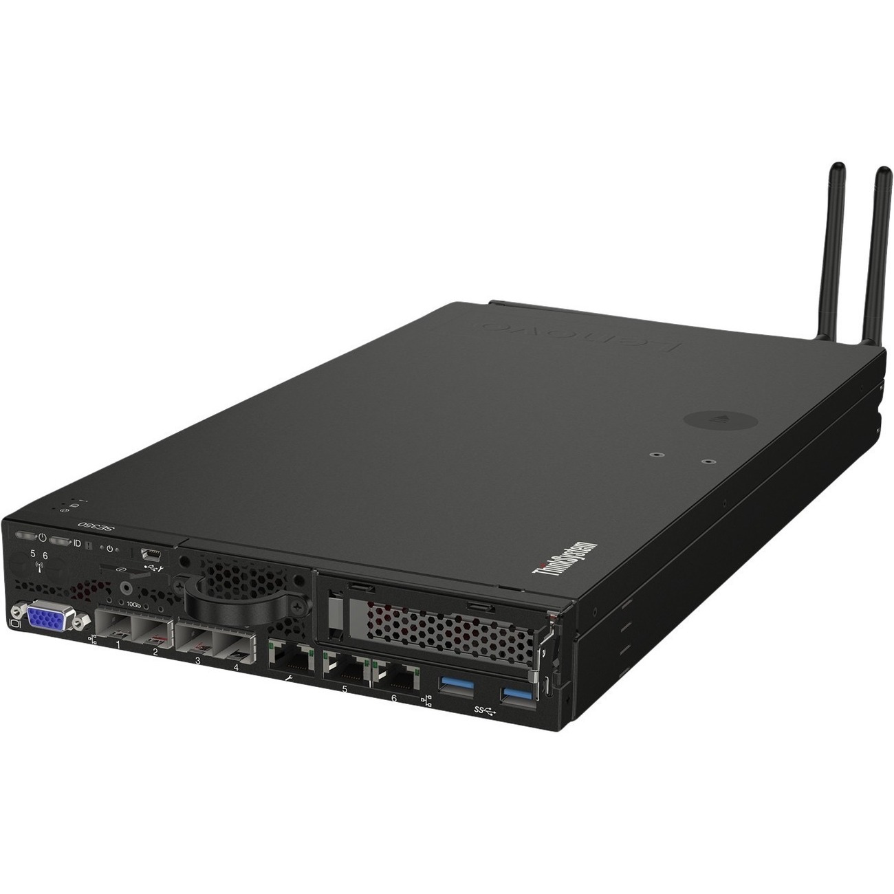 Lenovo ThinkSystem SE350 7Z46A009NA 1U Rack Server - 1 Xeon D-2123IT 2.20 GHz - 16 GB RAM - Serial ATA/600 Controller