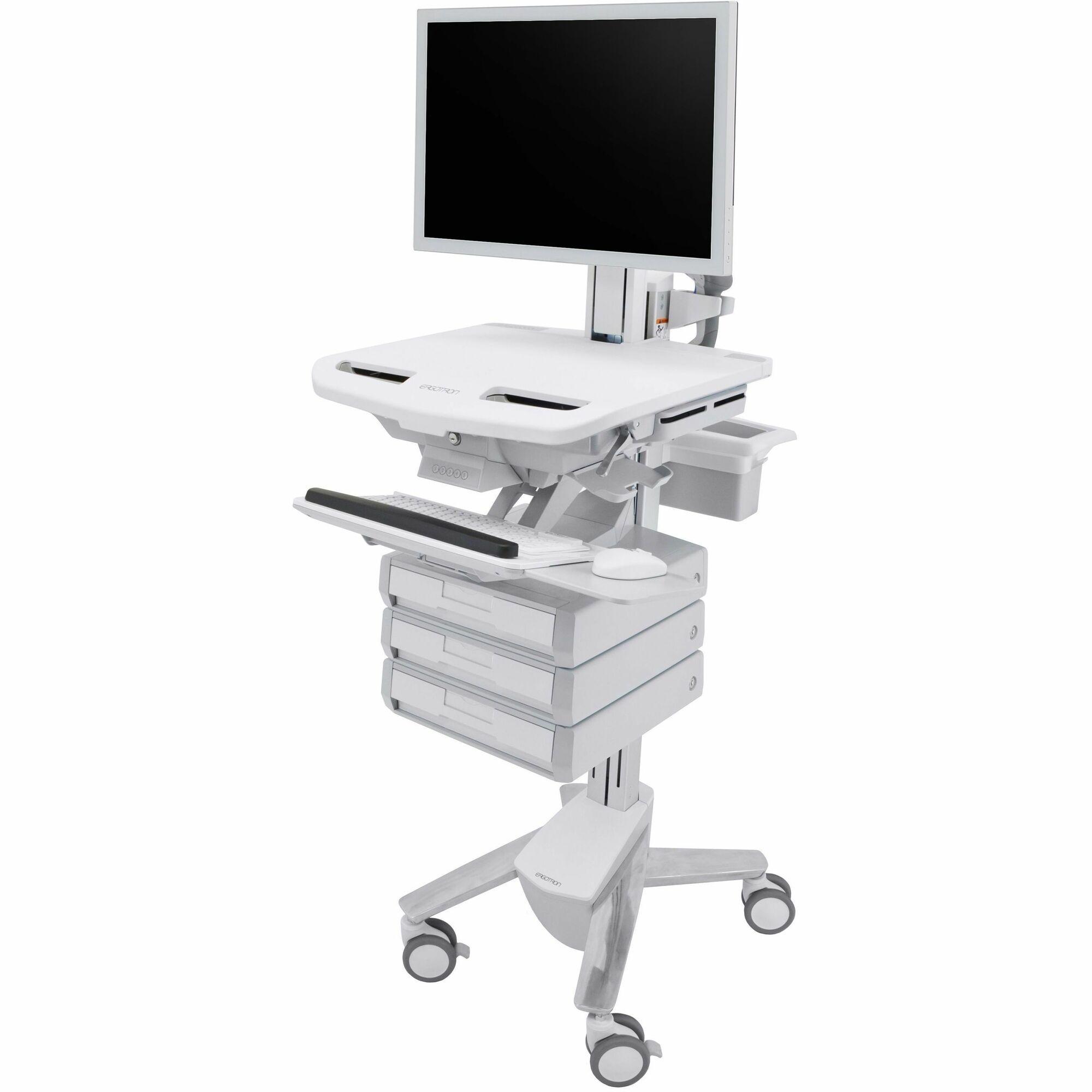 Ergotron StyleView Cart with HD Pivot, 3 Drawers (1x3)