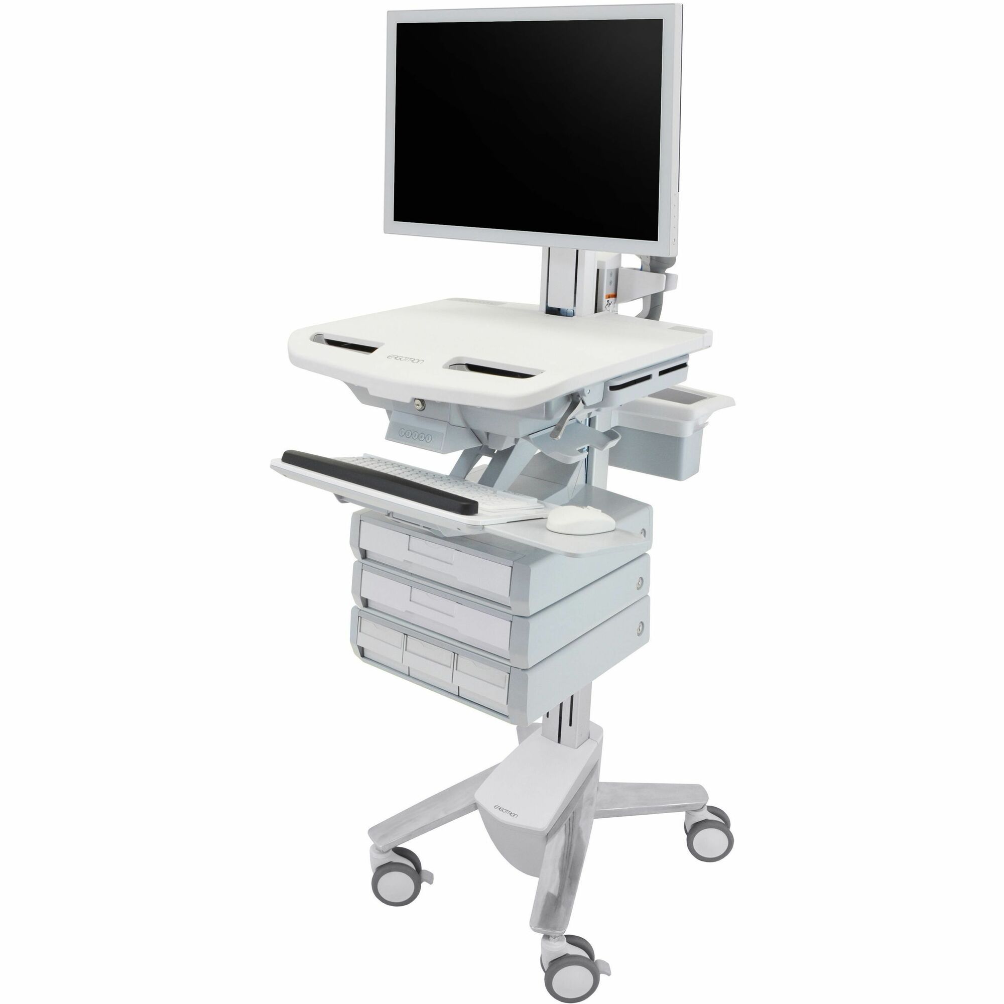 Ergotron StyleView Cart with HD Pivot, 5 Drawers (1x2+3)
