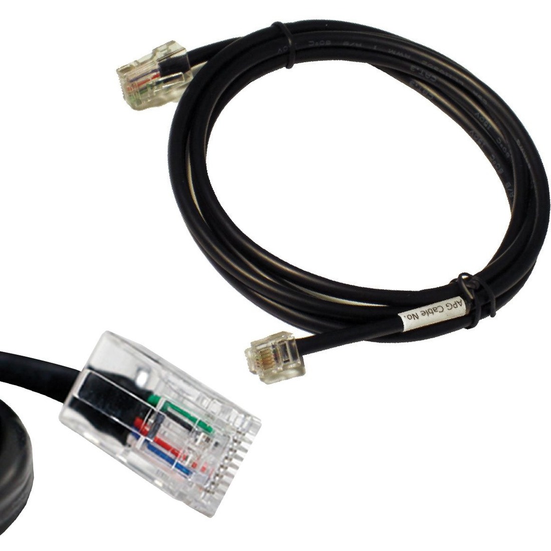 apg® Printer Interface Cable | CD-102B Cable for Cash Drawer to Printer | 1 x RJ-12 Male - 1 x RJ-45 Male | Connects to TPG and Ithaca Printers