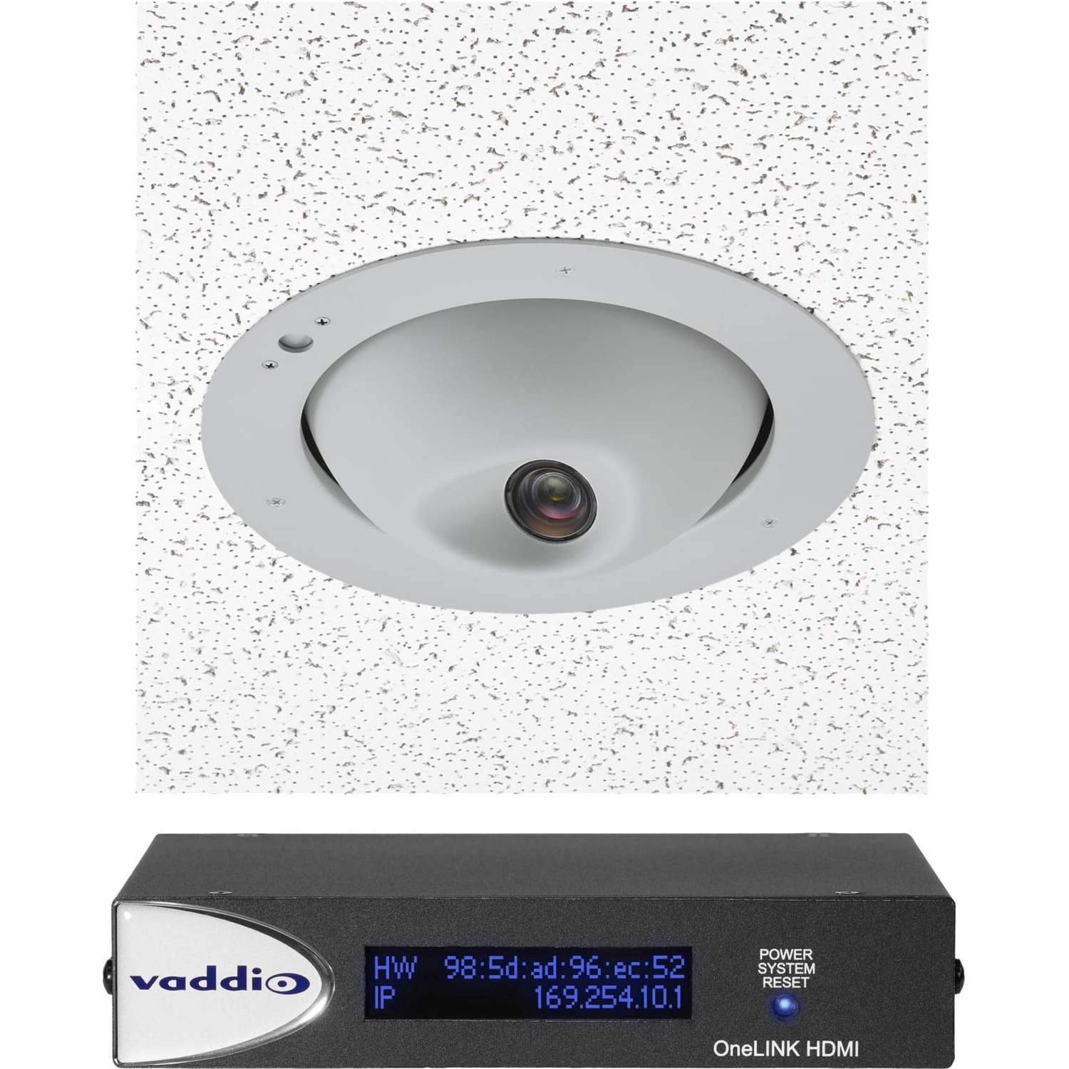 Vaddio RoboFLIP 4K HDBT OneLINK HDMI Video Conferencing System - Includes Camera and Interface - TAA Compliant