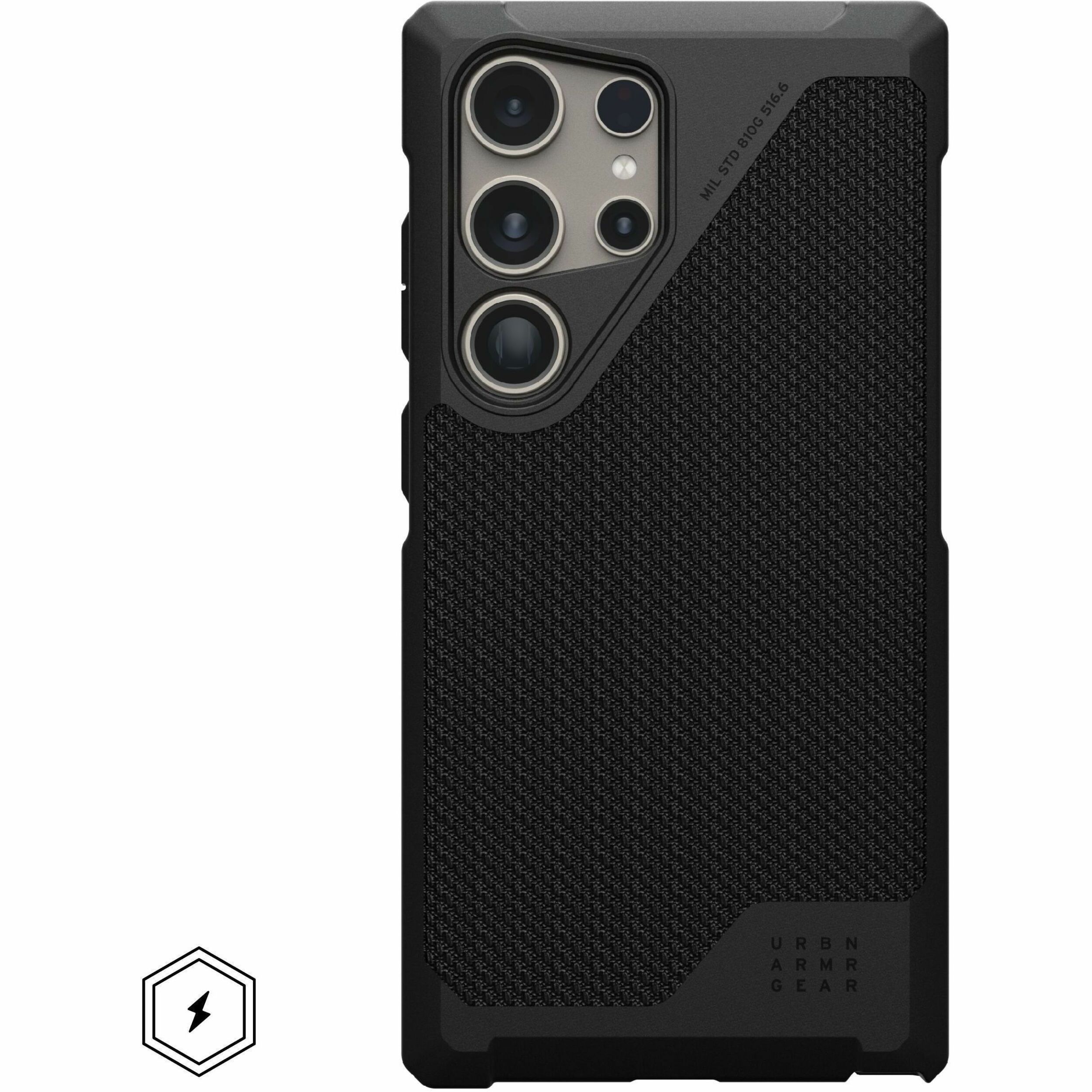 Urban Armor Gear Metropolis LT Galaxy S24 Ultra Case - Kevlar Black
