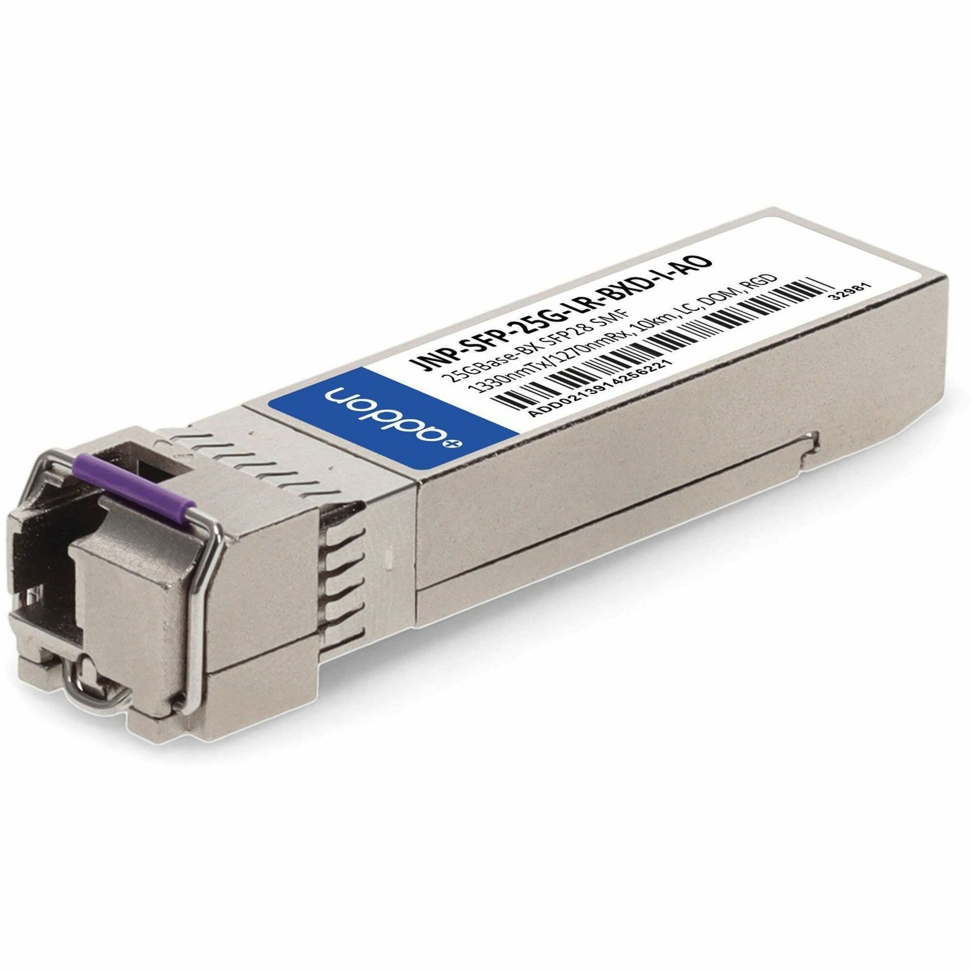 AddOn Juniper Networks® JNP-SFP-25G-LR-BXD-I Compatible TAA 25GBase-BX SFP28 Transceiver (SMF, 1330nmTx/1270nmRx, 10km, LC, -40 to 85C)