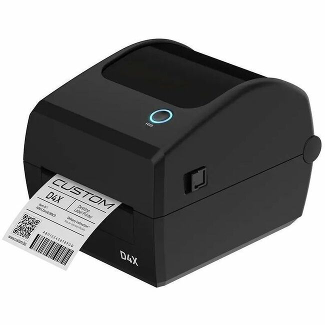 Custom D4X Retail, Kiosk, Manufacturing, Banking, Financial Services, Lottery, Gaming, Betting, Warehouse, Grocery Store, Parking Direct Thermal Printer - Monochrome - Label Print - Ethernet - USB - Serial - Bluetooth 5.2 - RFID