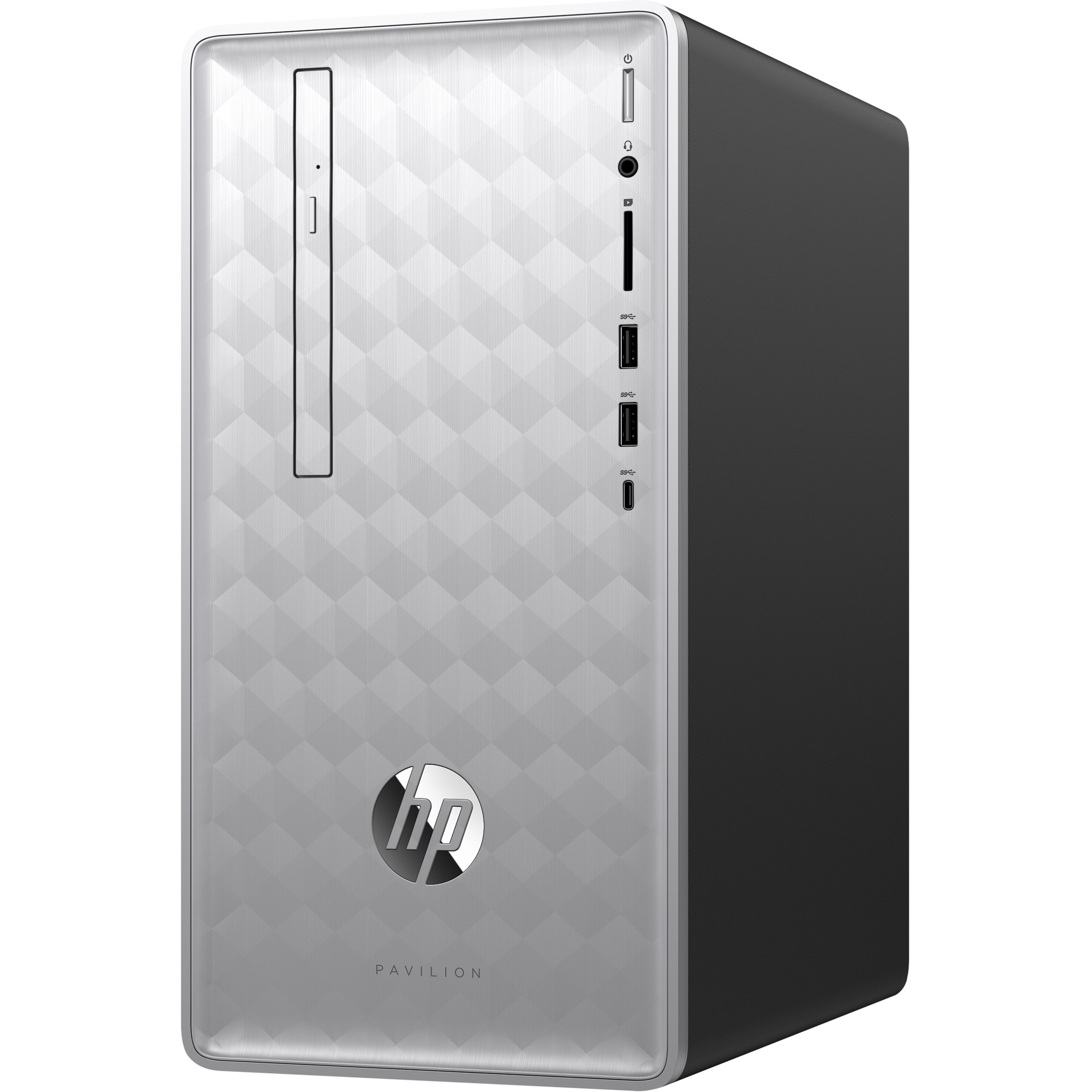 HP Pavilion 590-p0080 Desktop Computer - Intel Core i7 9th Gen i7-9700 - 16 GB - 1 TB HDD - Tower - Jet Black