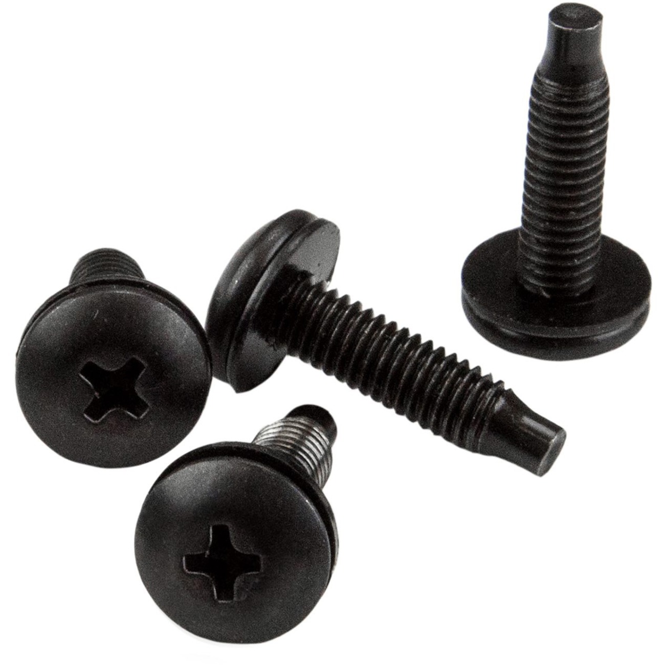 StarTech Server Rack Screws, 10-32 Screws, Rack Mount Screws, Network Rack Screws, 50 Pack, TAA