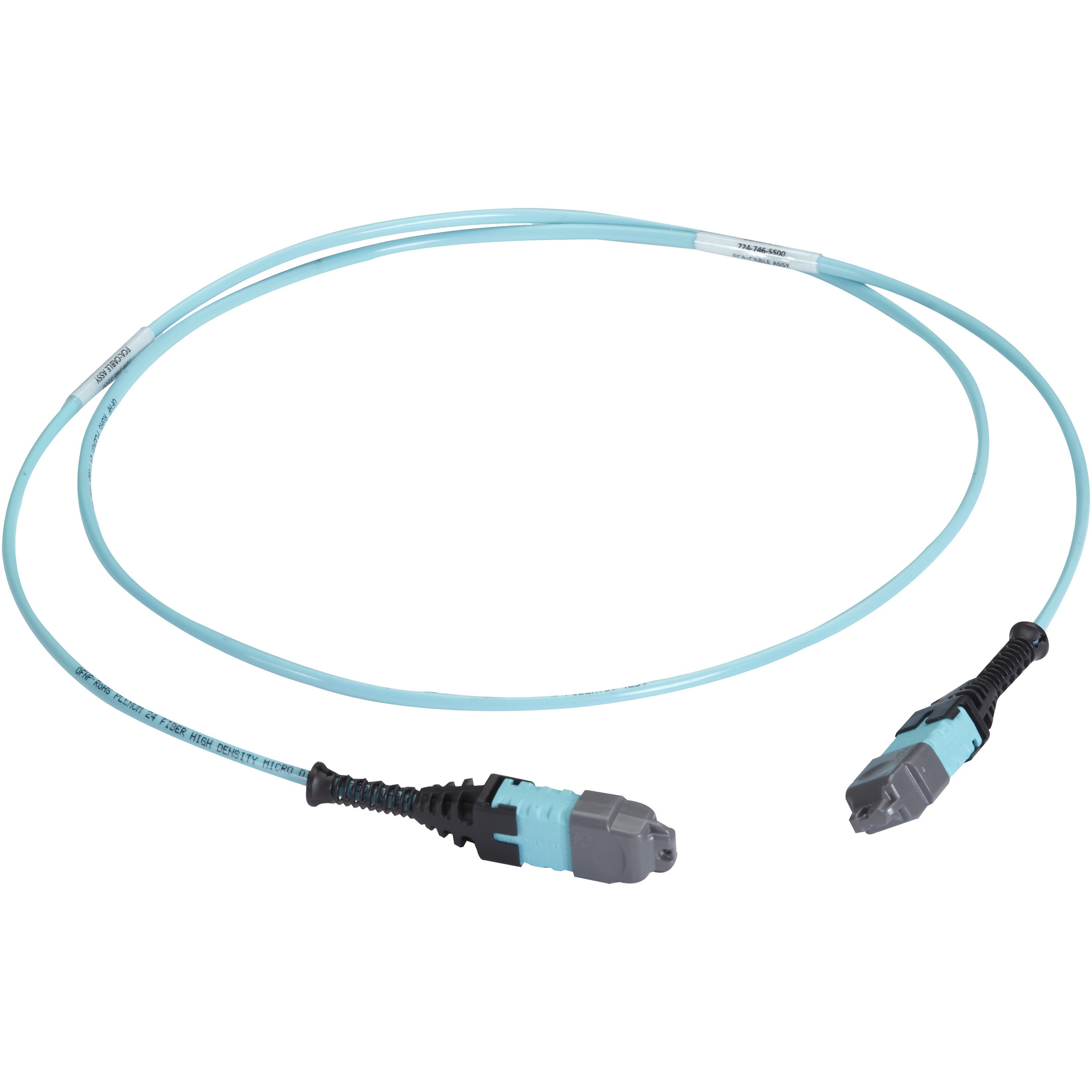 Black Box MTP OM3 Fiber Optic Trunk Cable - Plenum, 24-Strand, Type A