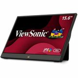 ViewSonic VA1655 15.6 Inch 1080p Portable IPS Monitor with Mobile Ergonomics, USB C, Mini HDMI and a Protective Case for Home and Office