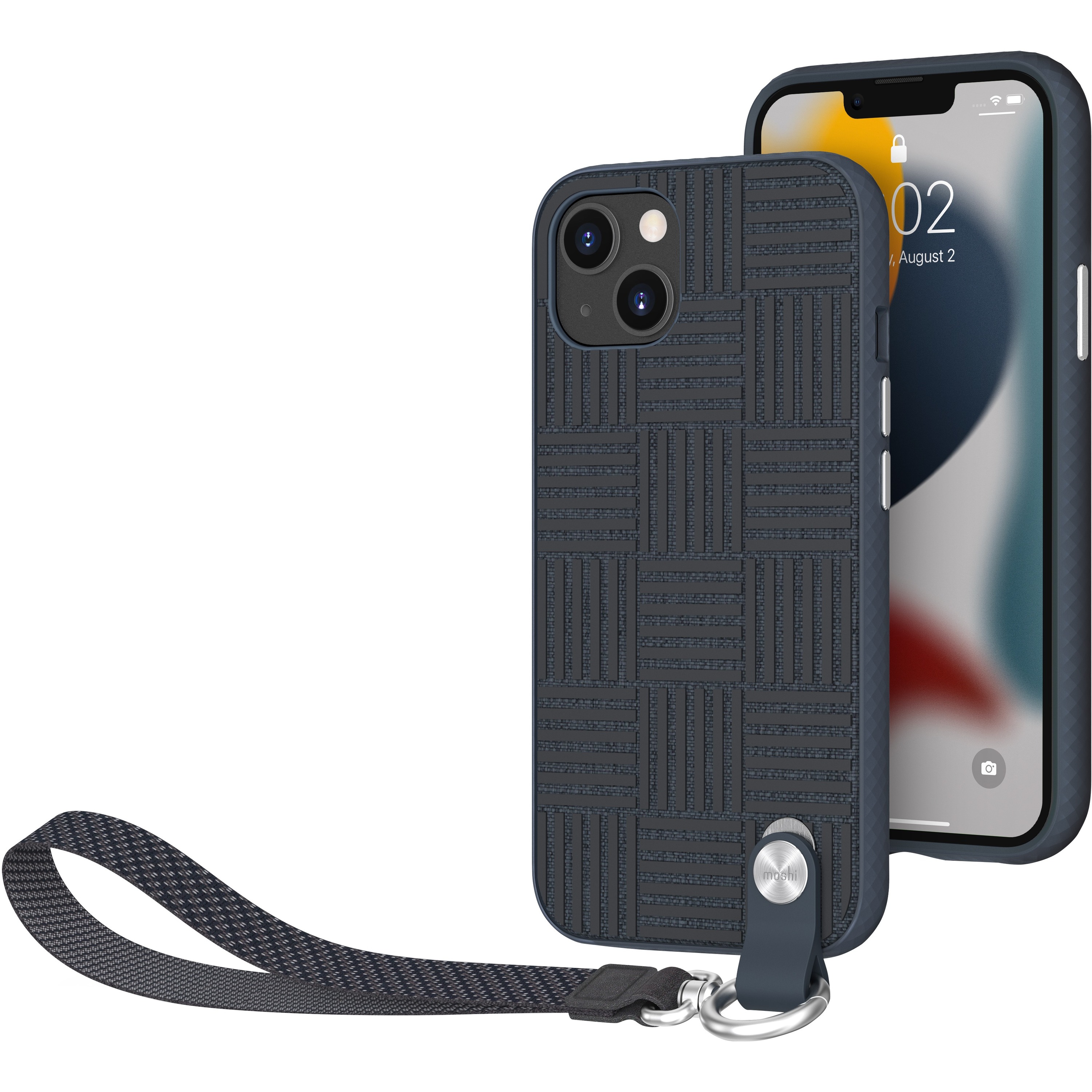 Moshi Altra Carrying Case Apple iPhone 13 Smartphone - Midnight Blue