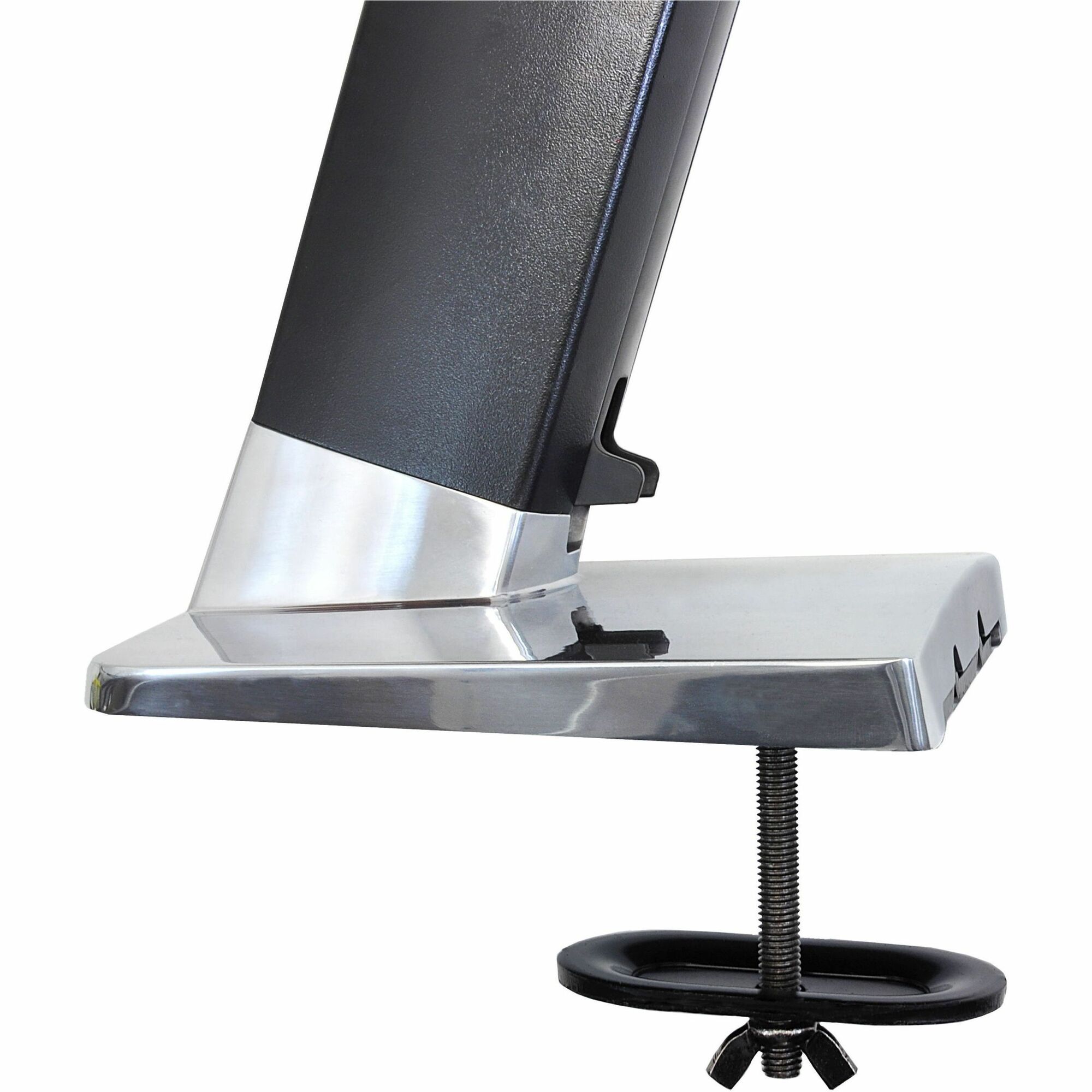 Ergotron Grommet Mount for Workstation, Monitor - Polished Aluminum, Black