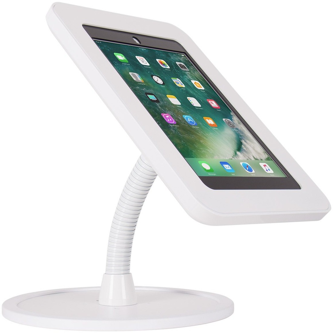 The Joy Factory Elevate II Flex Countertop Kiosk for iPad 9.7 5th Generation | Air (White)