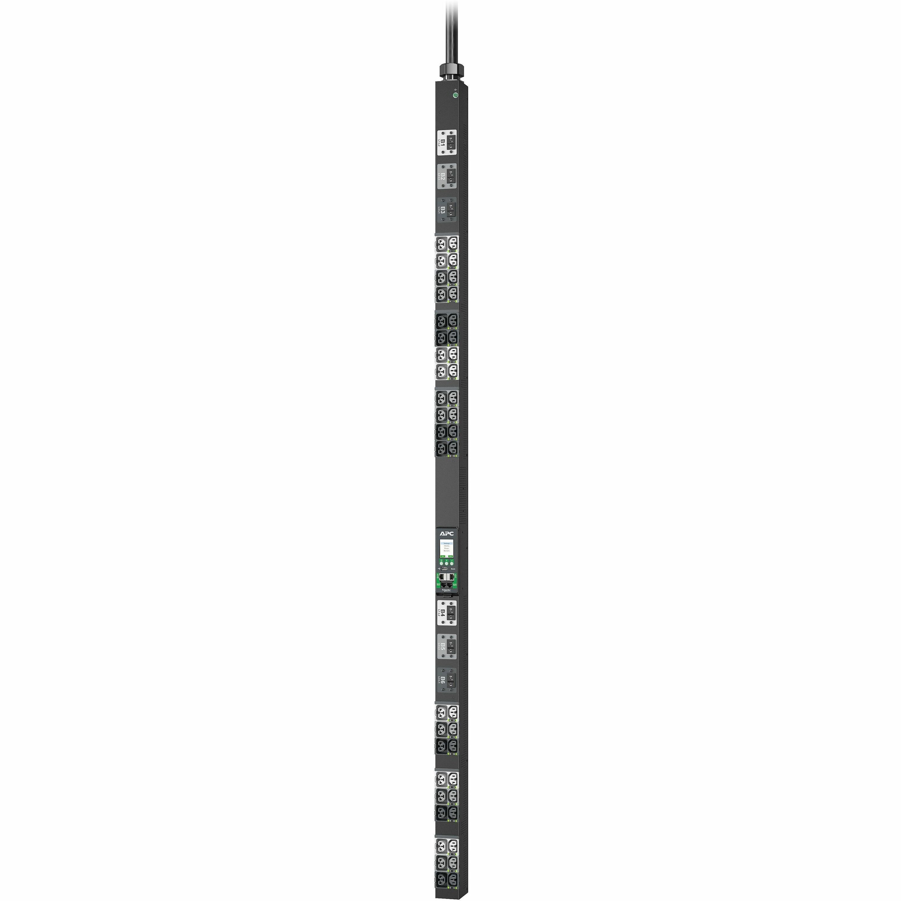 APC NetShelter Rack PDU Advanced, Switched, 3Phase, 17.3kW, 208V 60A, 42 Outlets, 460P9