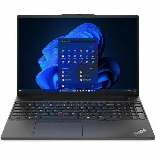 LENOVO DCG SOURCING ThinkPad E16 Gen 2 21MAS0QA00 16" Touchscreen Notebook - WUXGA - 60 Hz - Intel Core Ultra 7 155U - 32 GB - 1 TB SSD - English (US) Keyboard - Black