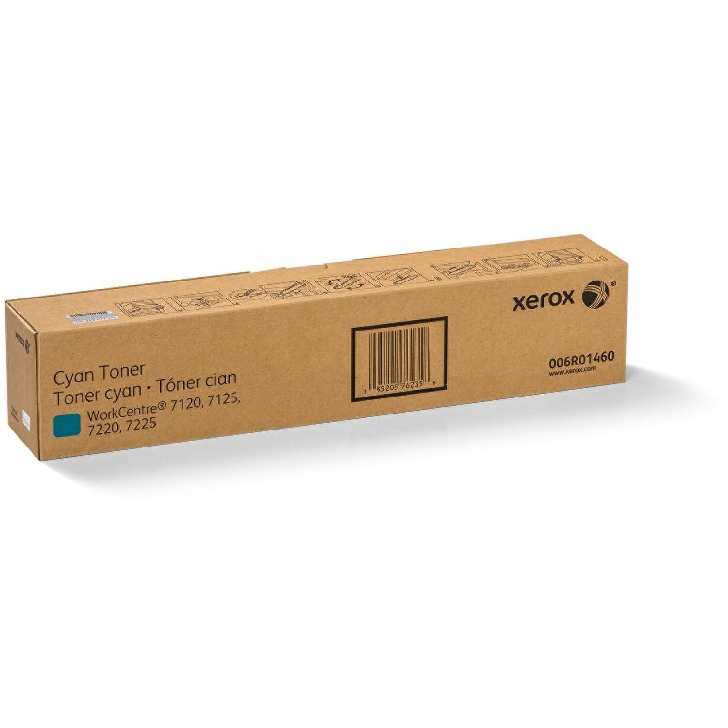 Xerox Genuine WorkCentre® 7200i Series, WorkCentre® 7120/7125, 7220/7225, Cyan Toner Cartridge