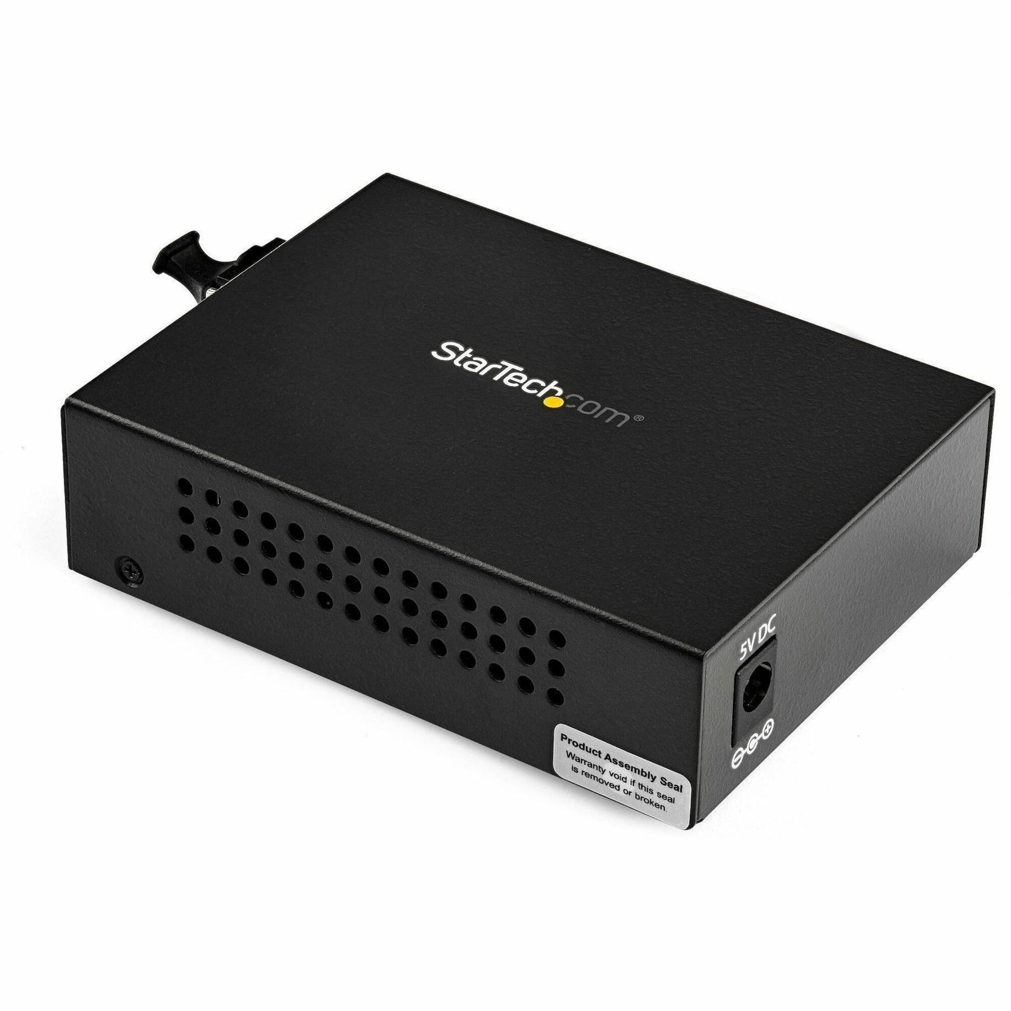 StarTech Gigabit Ethernet Fiber Media Converter, Compact, 850nm MM LC, 550m, With MM SFP Transceiver, TAA
