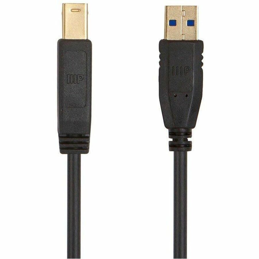 Monoprice Select USB 3.0 USB-A to USB-B Cable 6ft Black