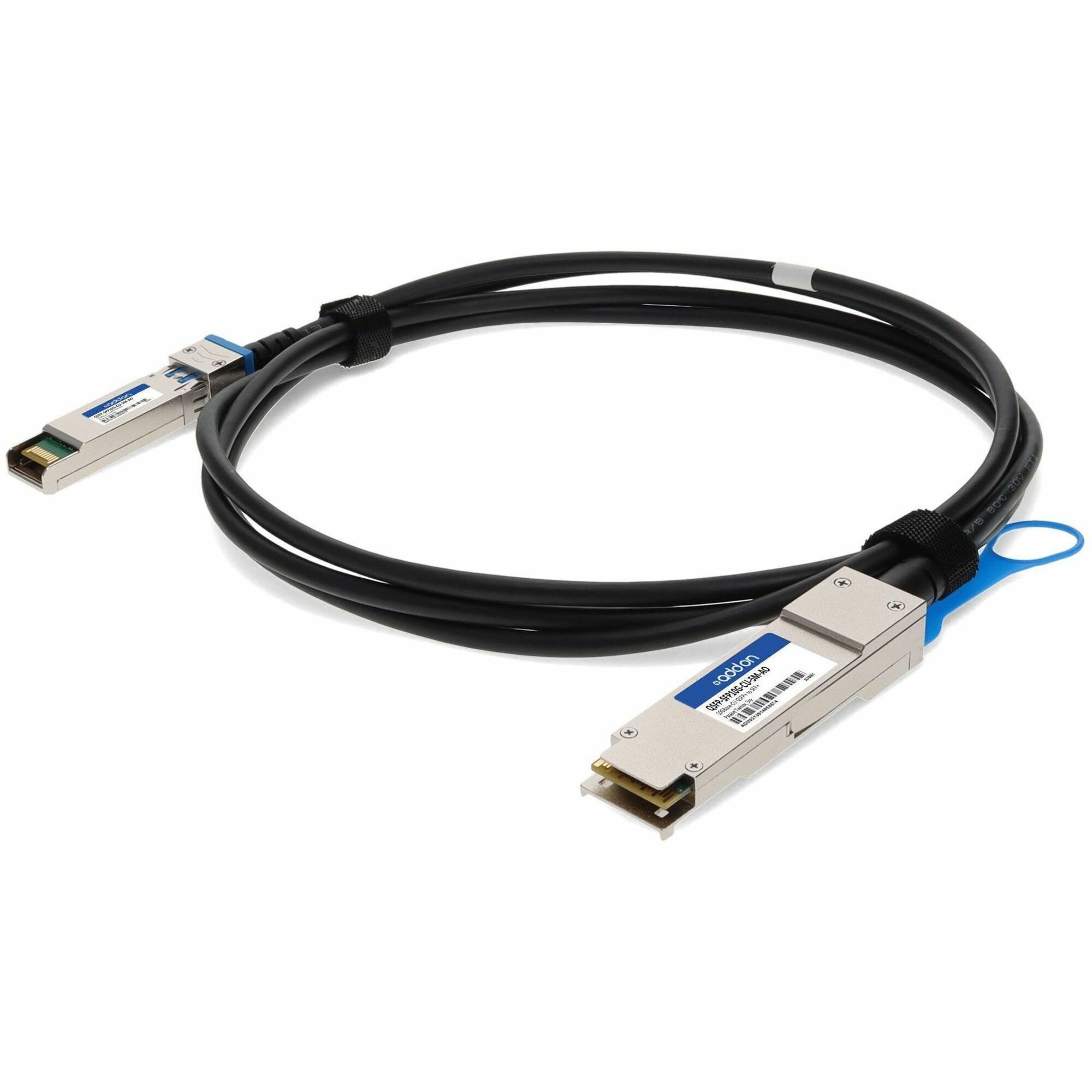 AddOn Cisco® Compatible TAA Compliant 10GBase-CU QSFP+ to SFP+ Direct Attach Cable (Passive Twinax, 5m)