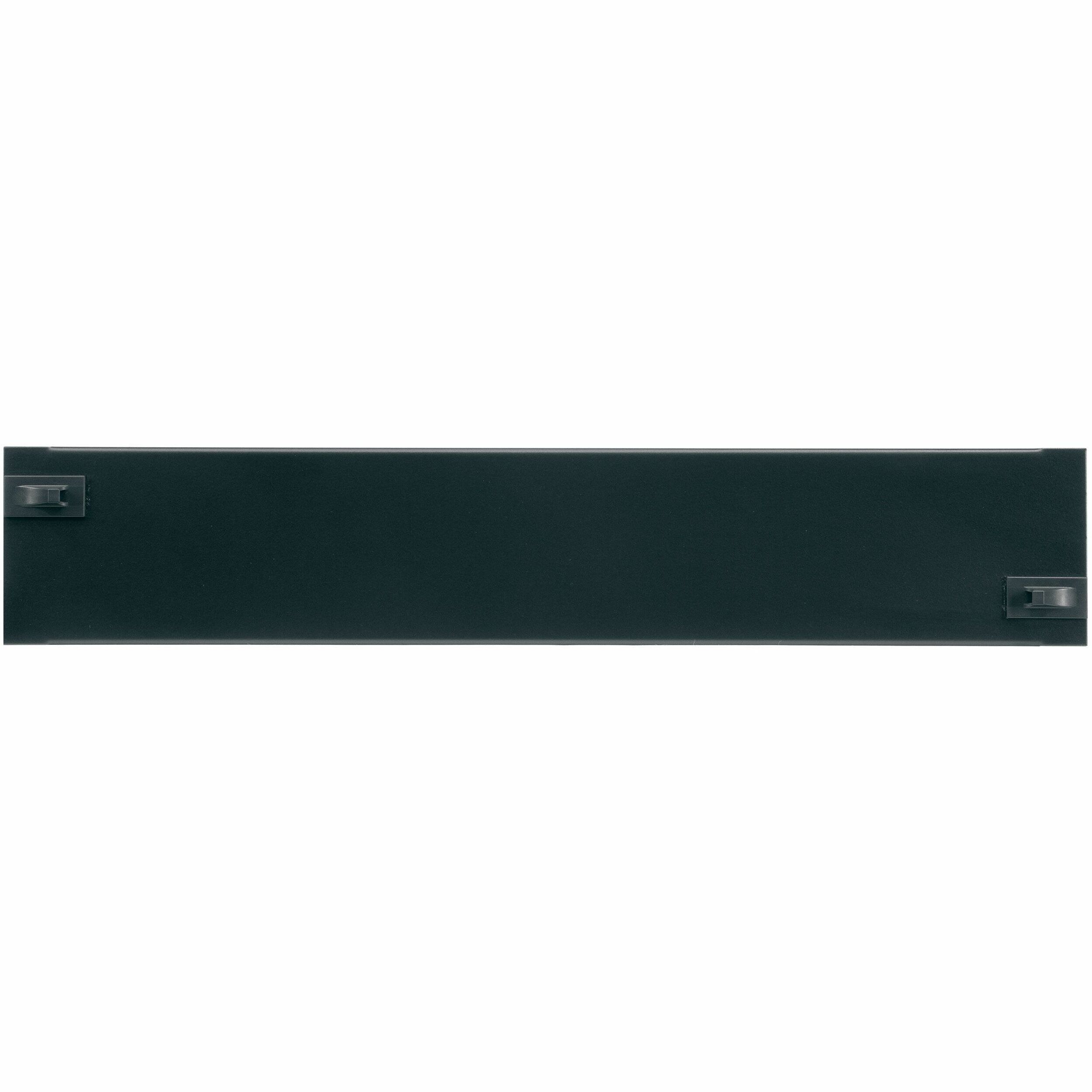 Middle Atlantic Forward 2RU Tool-less Blank Rack Panel - Steel and Flanged Blanking Panel