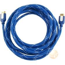 eForCity Mini DisplayPort To DP HDMI DVI Adapter M F + 15Ft Mesh HDMI Cable 1.3