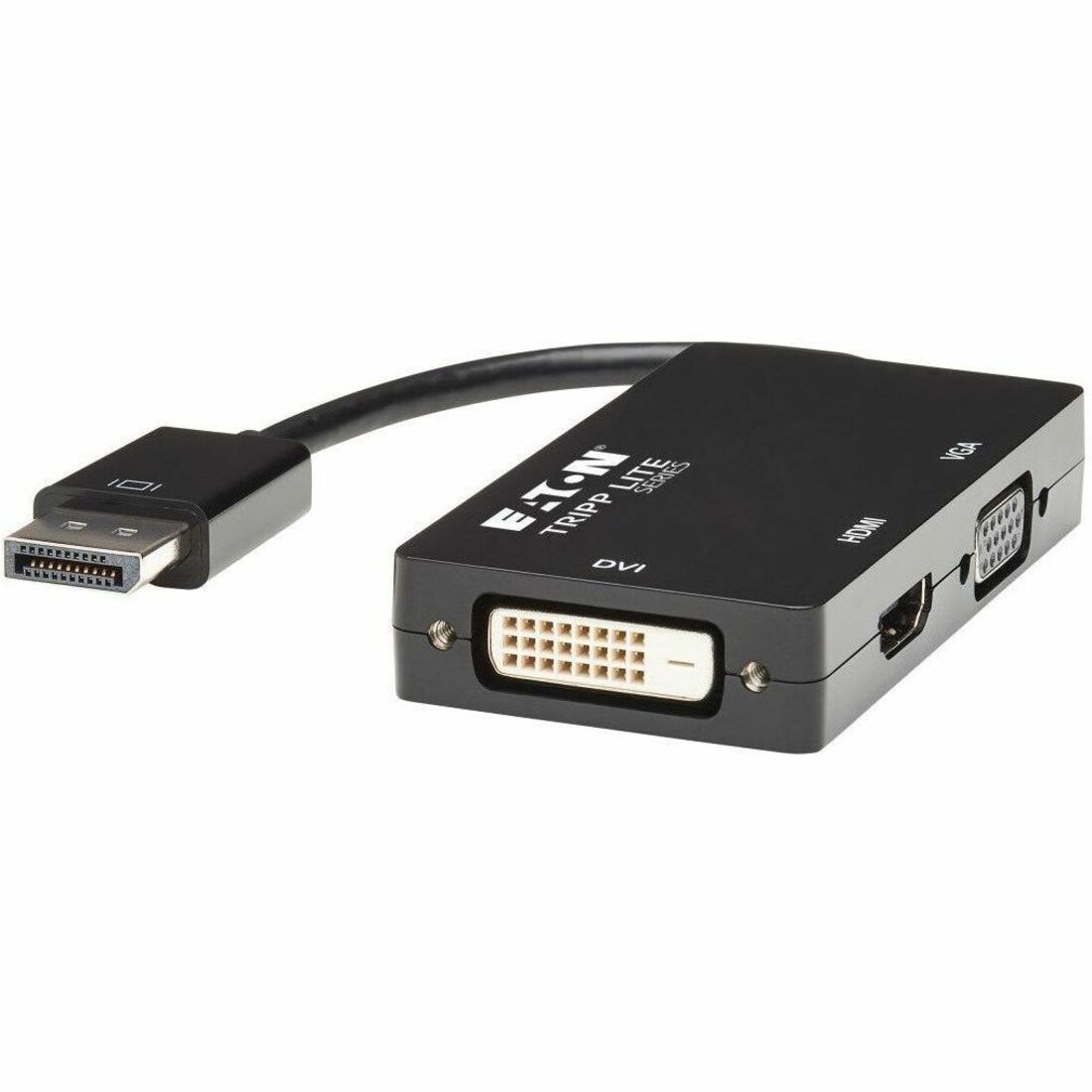 Tripp Lite by Eaton DisplayPort to VGA/DVI/HDMI All-in-One Converter Adapter - 4K 60 Hz HDMI DP 1.2