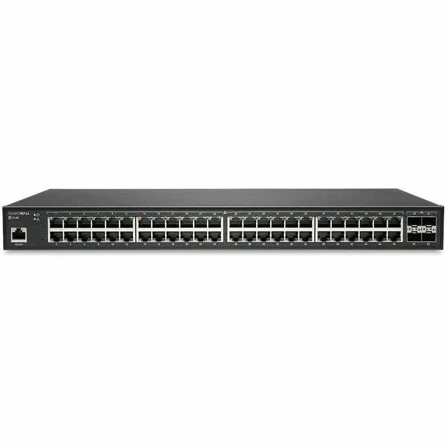 SonicWall SWITCH SWS14-48 WITH WIRELESS NETWORK MANAGEMENT ESSENTIAL AND SUPPORT 1YR