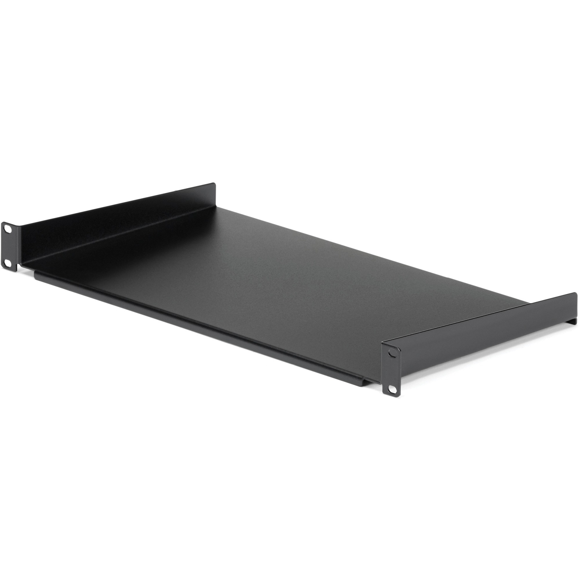 StarTech 1U Server Rack Cabinet Shelf - Fixed 10" Deep Cantilever Rackmount Tray for 19" Data/AV/Network Enclosure w/cage nuts, screws