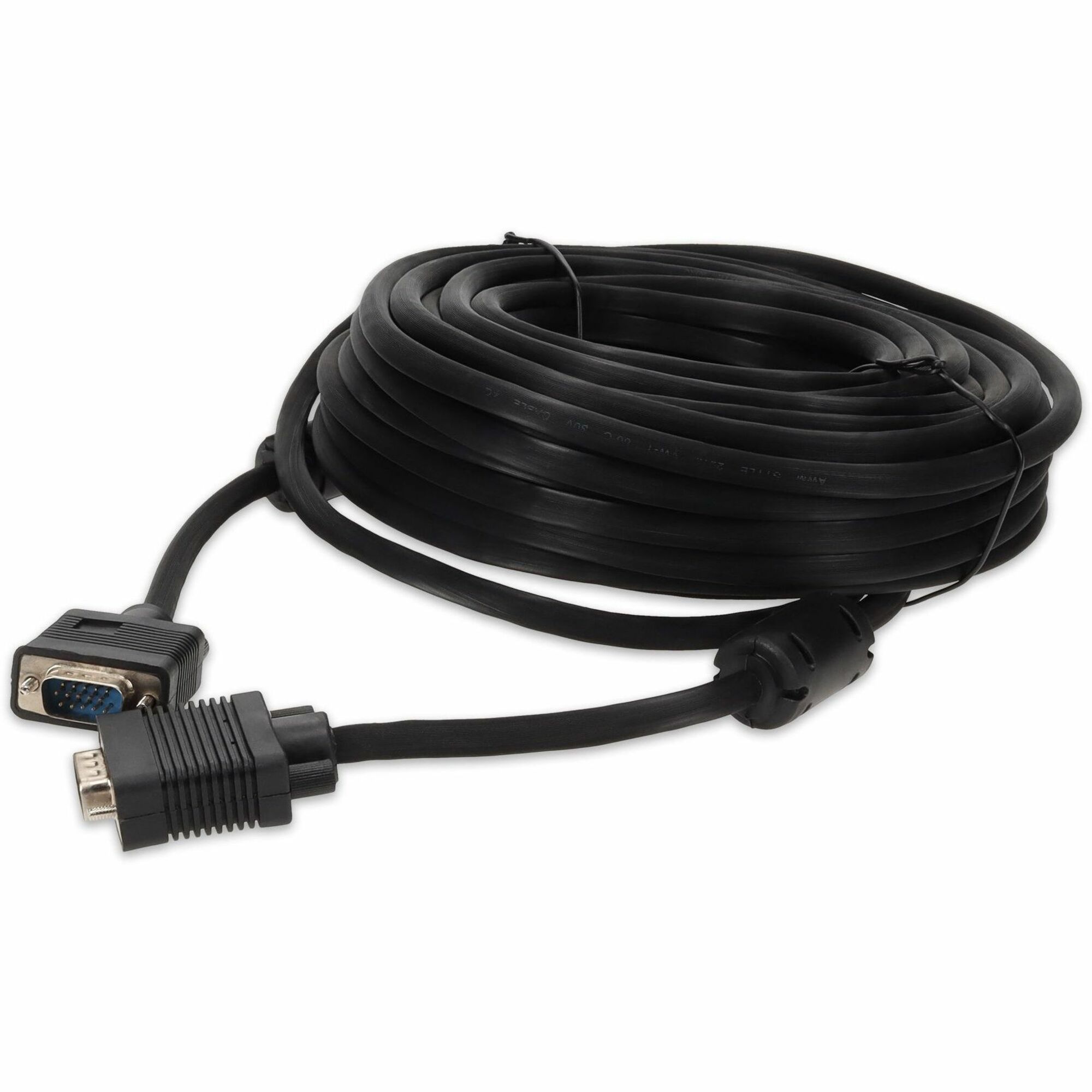 5PK 50ft VGA Male to VGA Male Black Cables For Resolution Up to 1920x1200 (WUXGA)