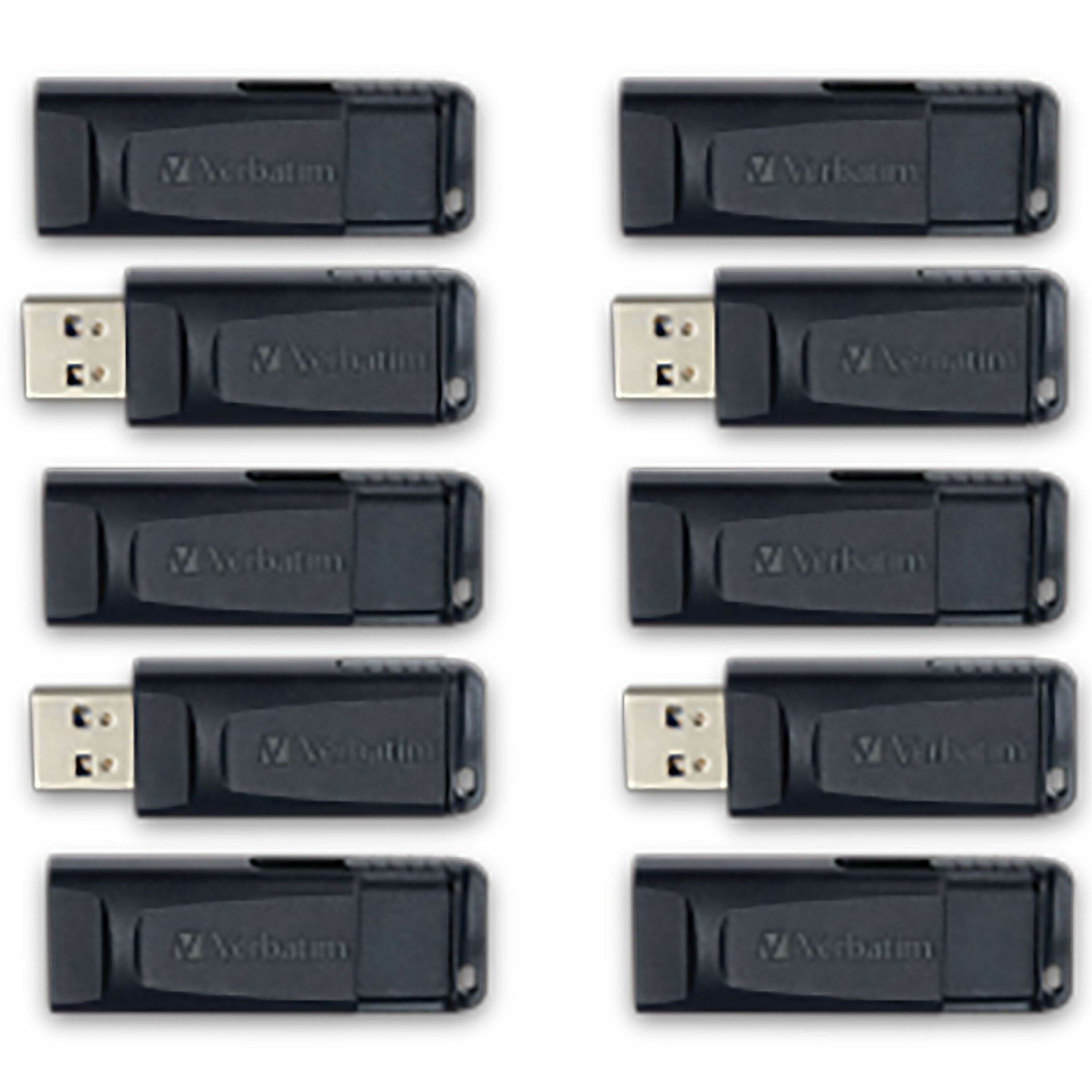 32GB Store 'n' Go&reg; USB Flash Drive - 10pk Business Bulk - Black