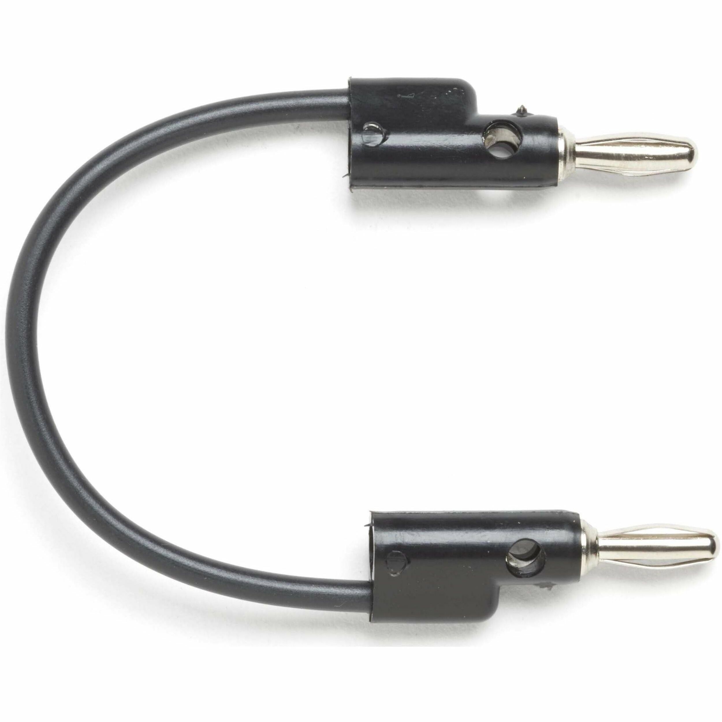 Pomona Banana Plug Patch Cord (Black)