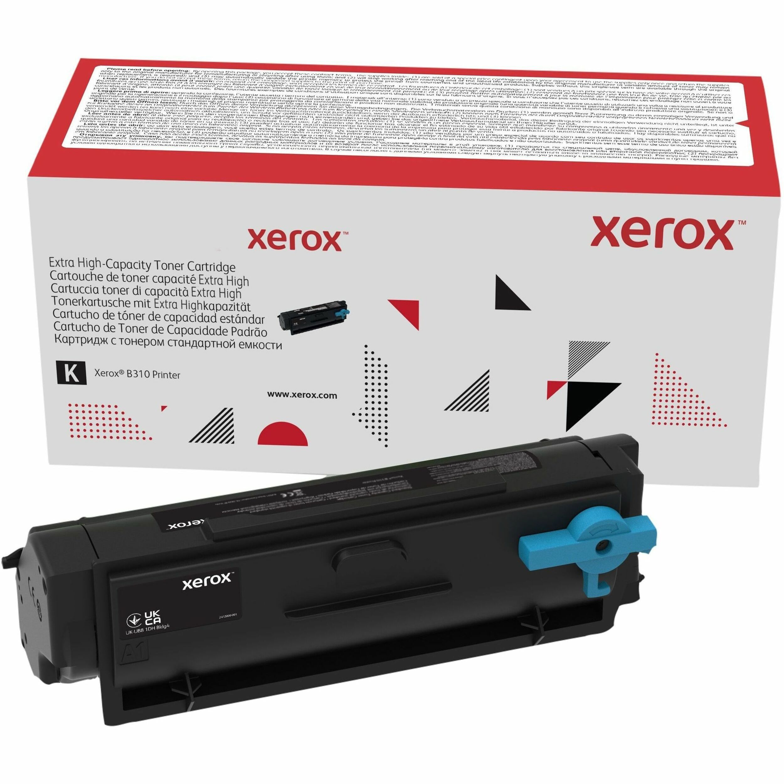 Xerox Genuine Xerox&reg; B305 Multifunction Printer B310 Printer, B315 Multifunction Printer Black Extra High capacity Toner Cartridge (20000 Pages) - 006R04378