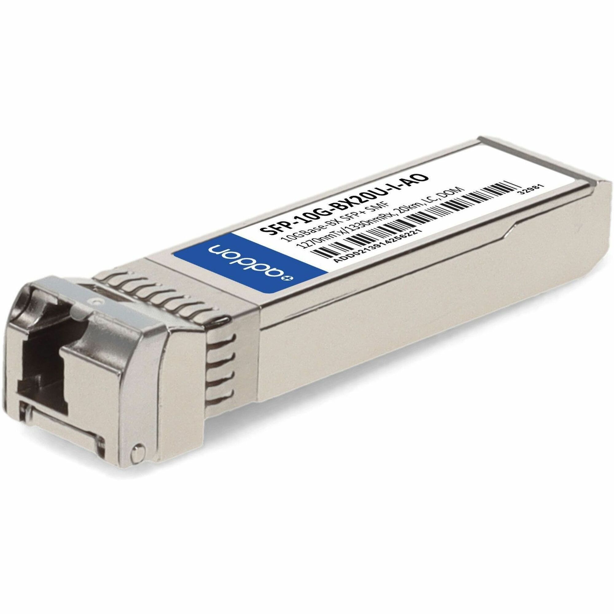 AddOn Cisco SFP-10G-BX20U-I Compatible TAA Compliant 10GBase-BX SFP+ Transceiver (SMF, 1270nmTx/1330nmRx, 20km, LC, DOM, Rugged)