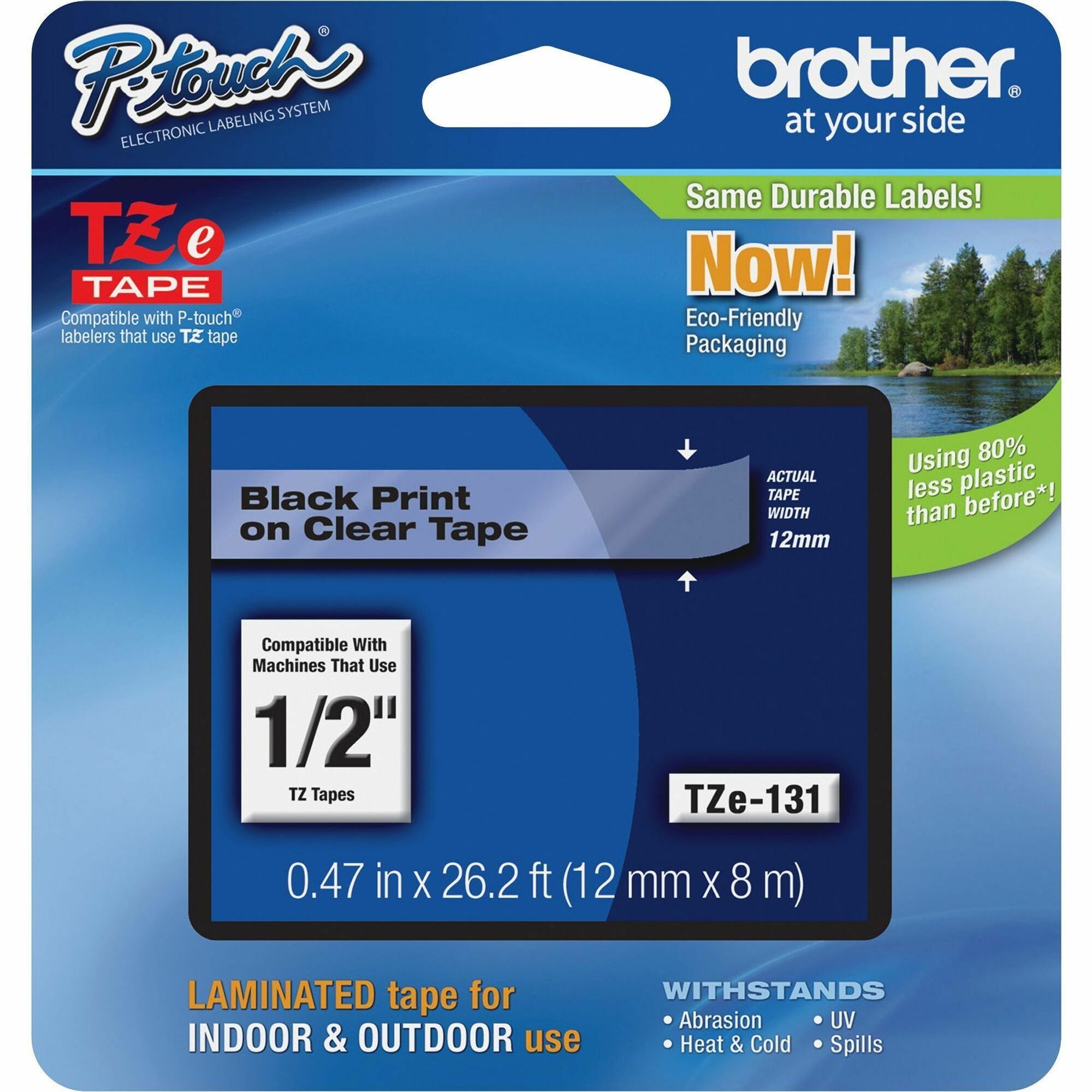 P-touch TZe Laminated Tape Cartridge