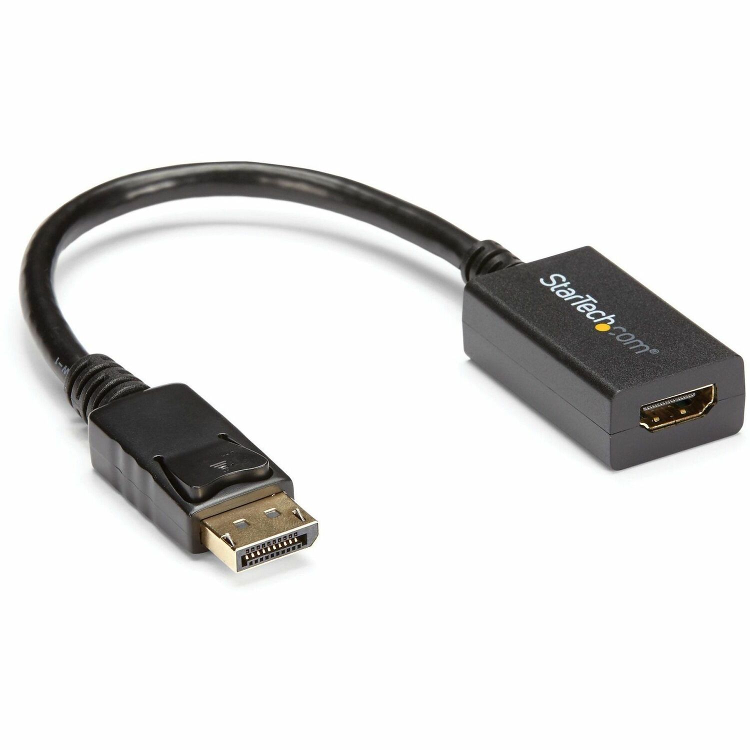 StarTech DisplayPort to HDMI Adapter, 1080p DP to HDMI Video Converter, DP to HDMI Monitor/TV Dongle, Passive, Latching DP Connector