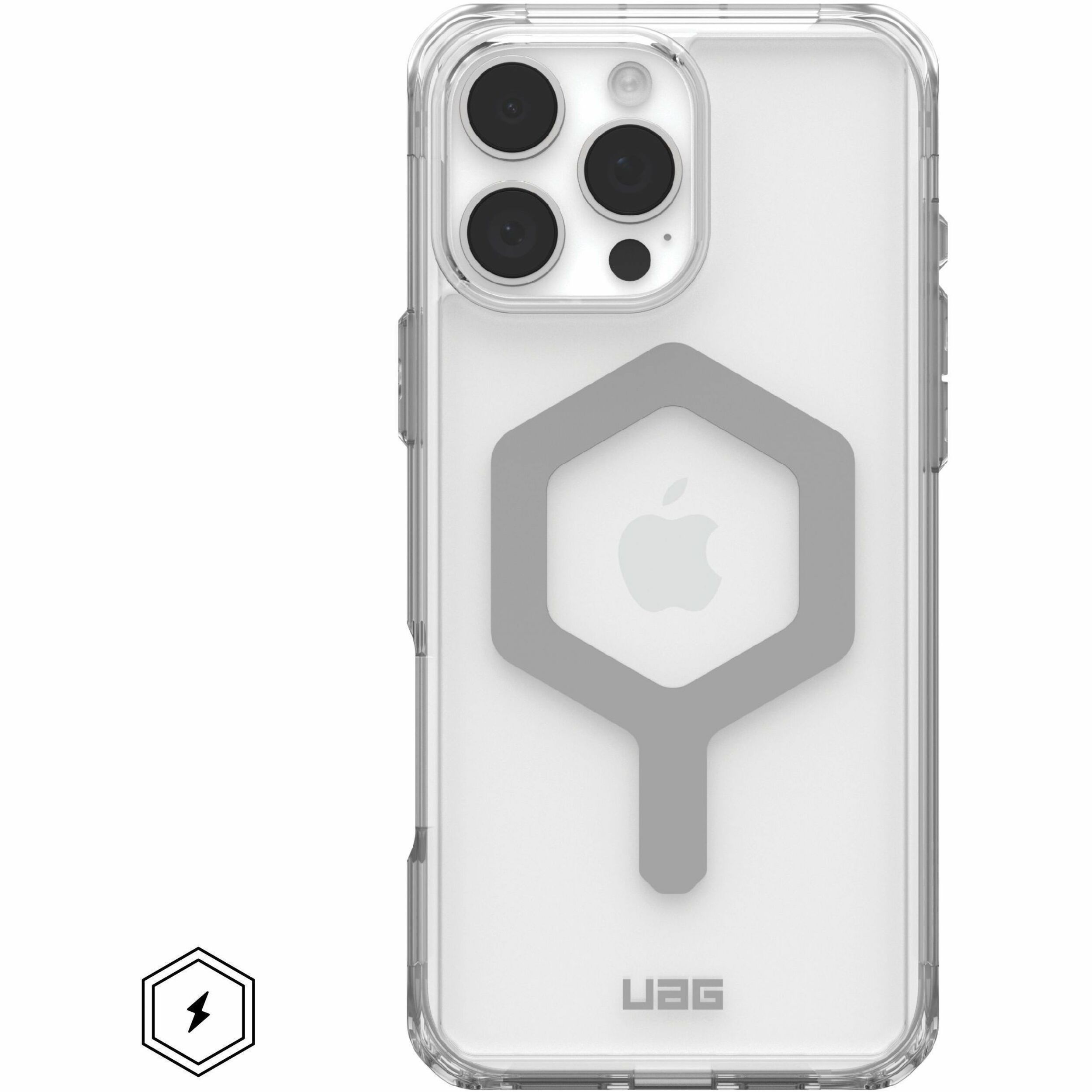 Urban Armor Gear Plyo iPhone 16 Pro Max Case - Ice/Silver