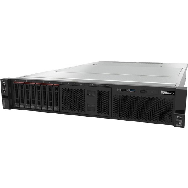 Lenovo ThinkSystem SR590 7X99A086NA 2U Rack Server - Xeon Silver 4208 2.10 GHz - 16 GB RAM - 12Gb/s SAS, Serial ATA/600 Controller