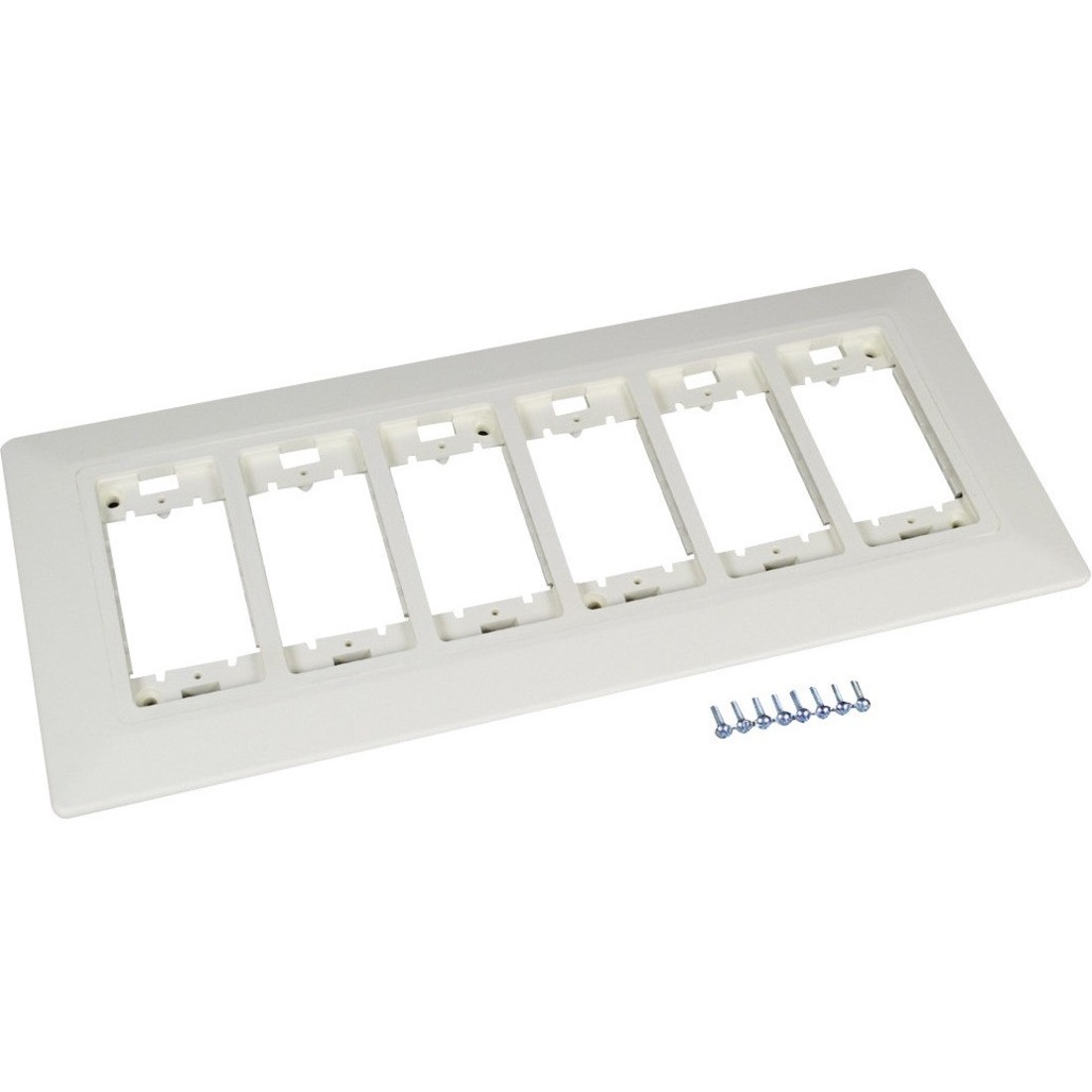 Wiremold WallSource Mounting Bracket for Faceplate, Module, Ceiling Box, Gang Box - Ivory