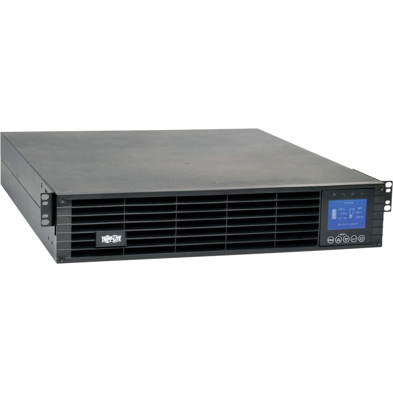 Tripp Lite by Eaton UPS 208/230V 1000VA 900W Double-Conversion UPS - 6 Outlets Extended Run WEBCARDLX LCD USB DB9 2U